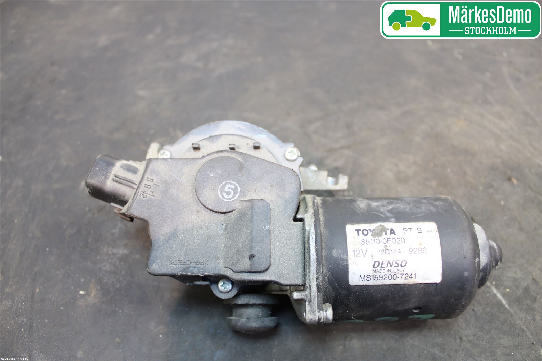 Toyota COROLLA VERSO 04-07 Torkarmotor Vindruta