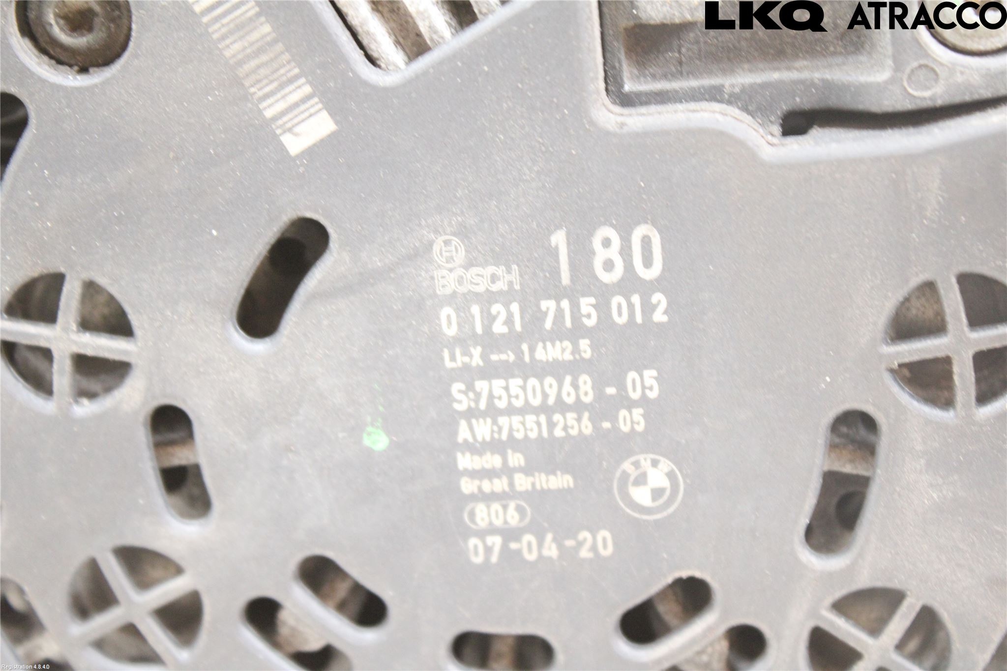 BMW 5 E60/61 Sed/Tou 02-10 Generator