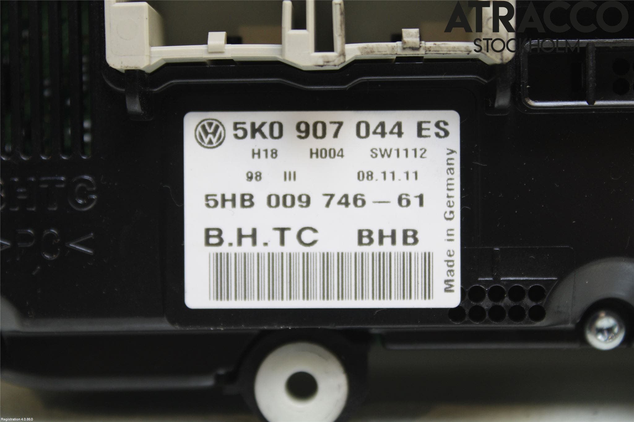 Volkswagen VW GOLF PLUS/CROSS GOLF 04-14 Ac Styrenhet Ac Manöveren