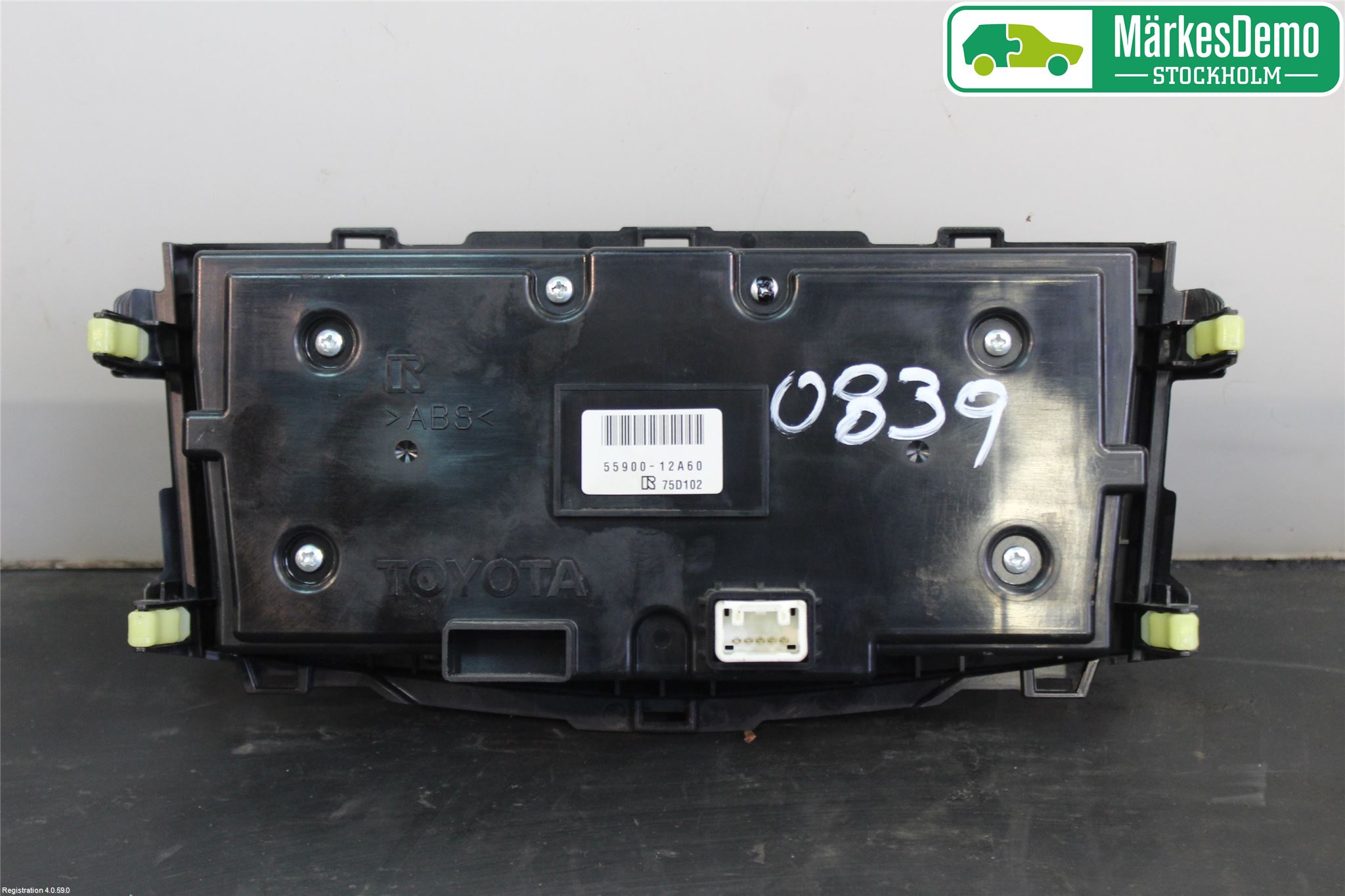 Toyota COROLLA 08-12 Ac Styrenhet Ac Manöveren
