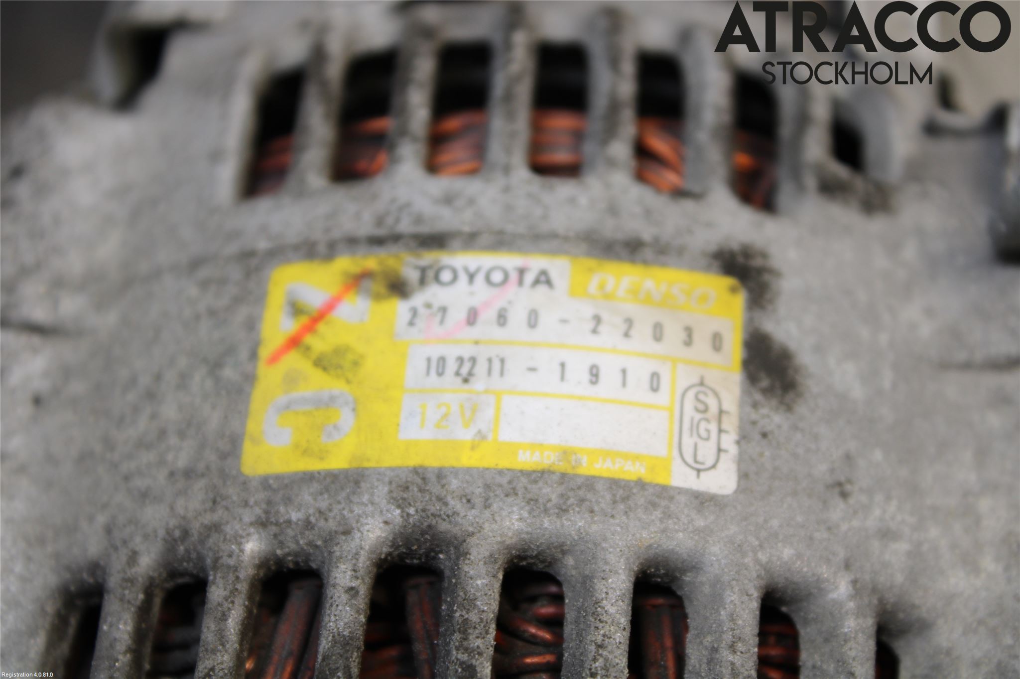 Toyota COROLLA 02-07 Generator