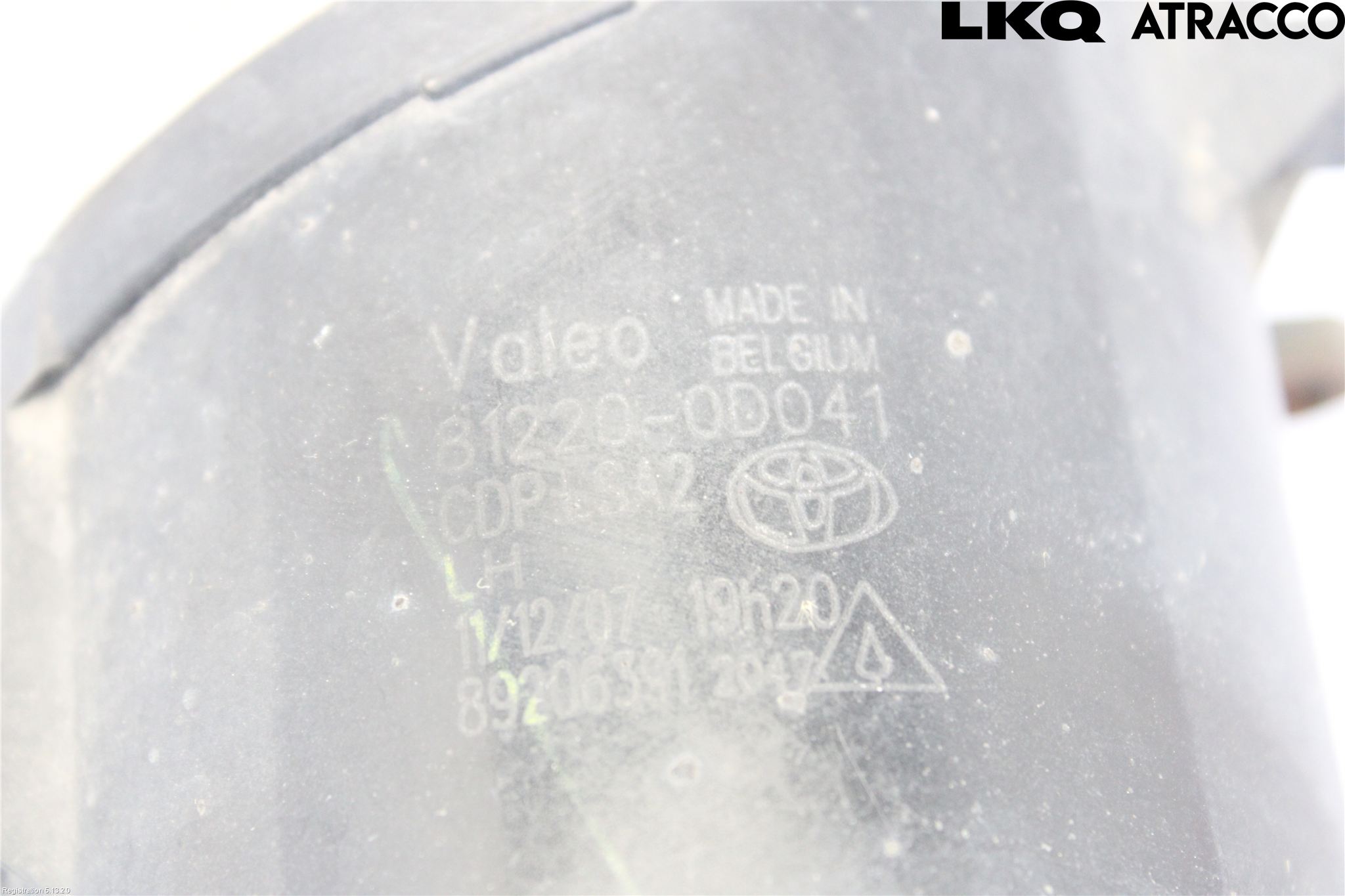 Toyota AURIS 07-09 Dimljus-Varselljus Fram