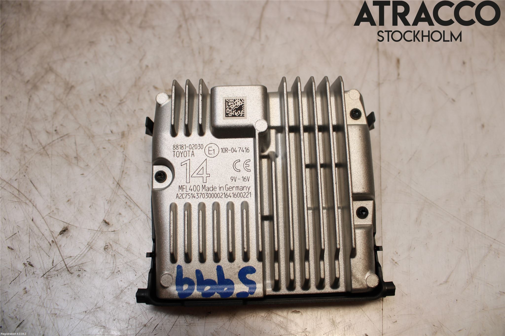 Toyota AURIS 13-19 Sensor Aktivt Kollisionsskydd