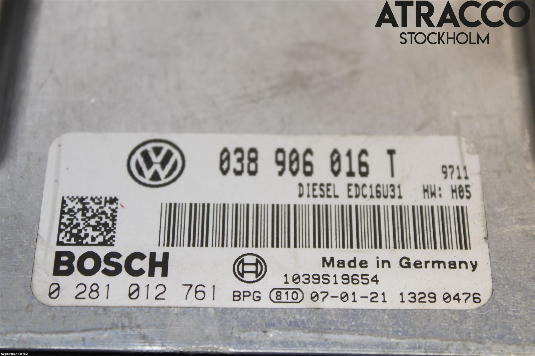 Volkswagen VW TRANSP/CARAVELLE (T5) 04-15 Styrenhet Insprut Bensin