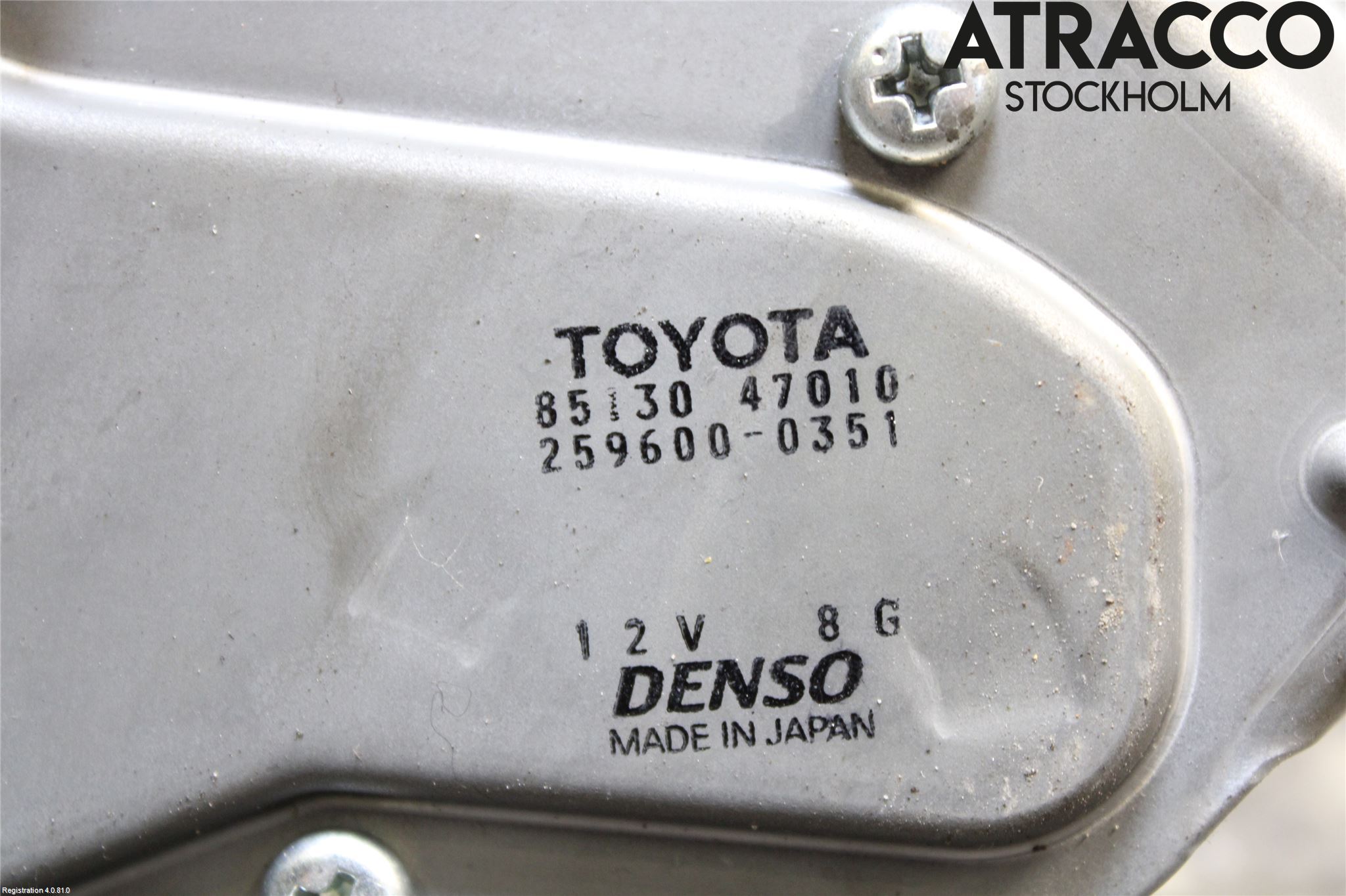 Toyota PRIUS NWH20 04-08 Torkarmotor Baklucka