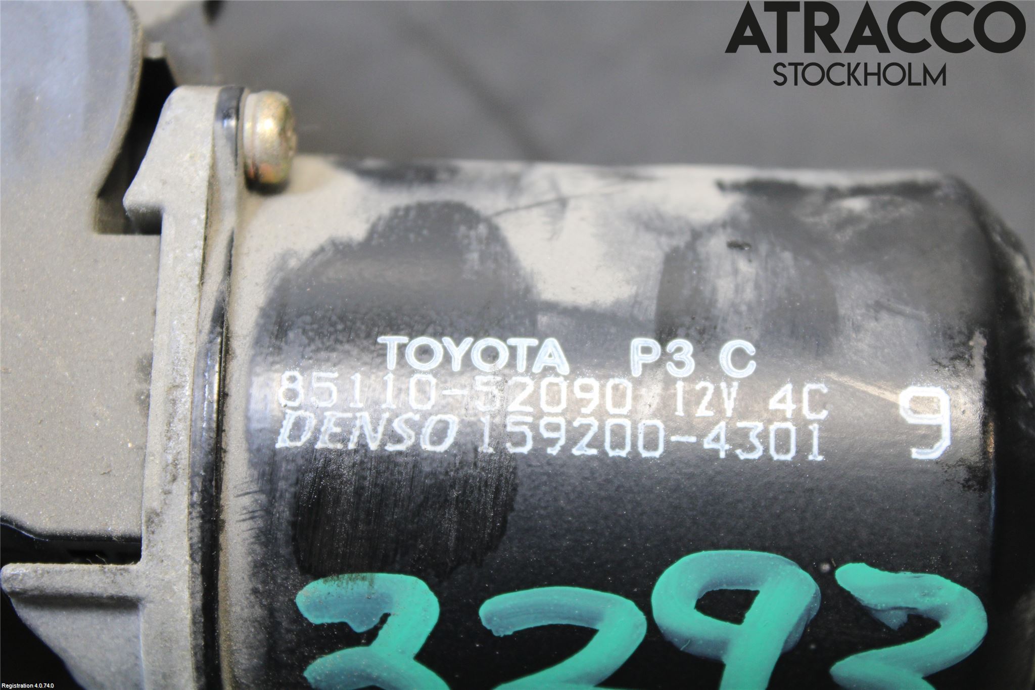 Toyota YARIS VERSO P1 00-05 Torkarmotor Vindruta