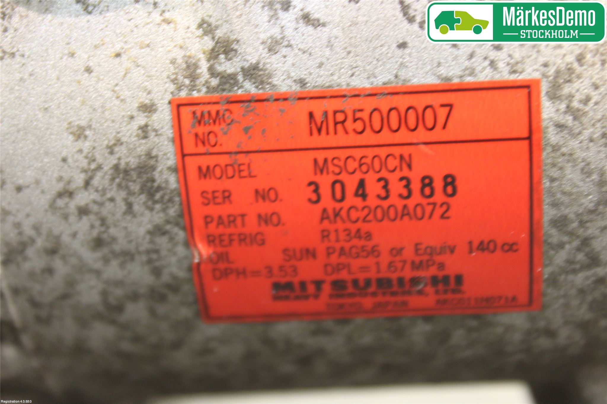 Mitsubishi CARISMA 00-04 Ac Kompressor