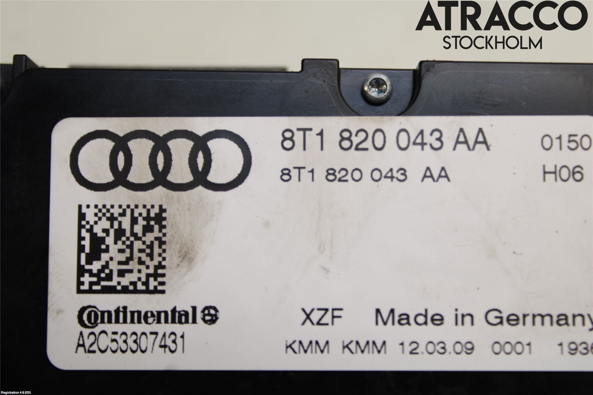 Audi A4/S4 08-11 Ac Styrenhet Ac Manöveren