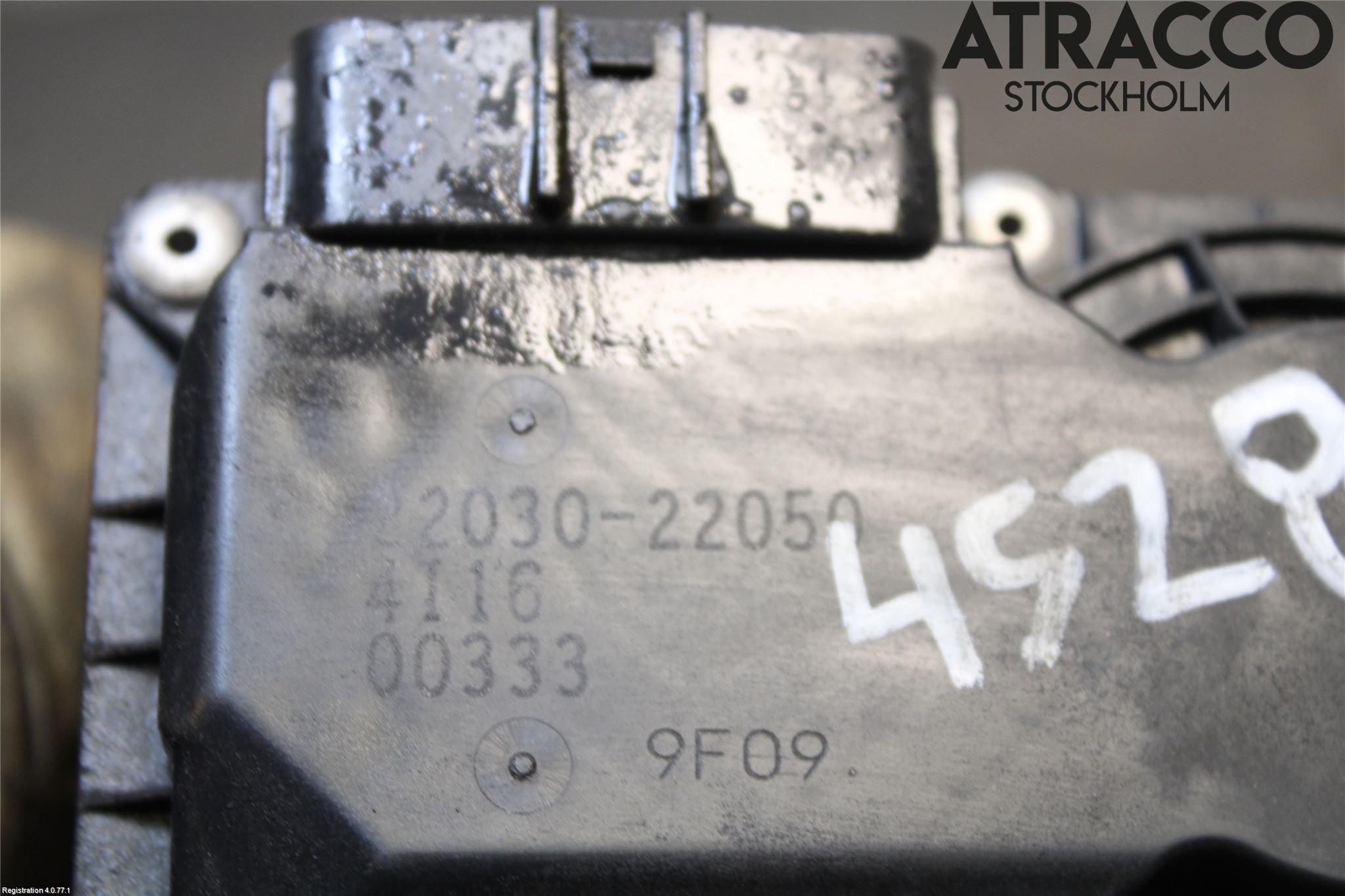 Toyota COROLLA 02-07 Injspjällhus