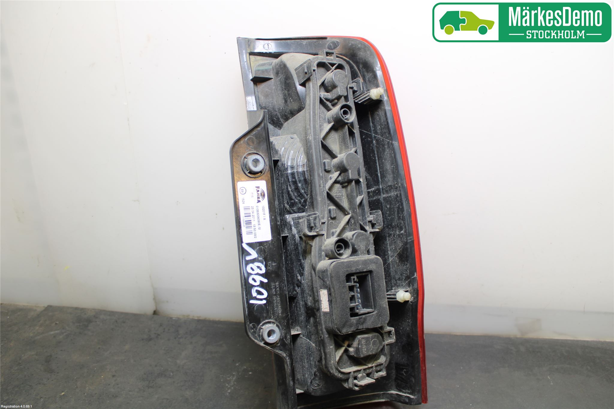 Peugeot BIPPER Bakljus Vänster