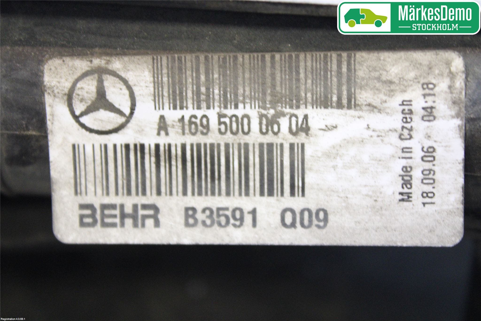 Mercedes-Benz MB B-KLASS (W245) 05-12 Kylare Man