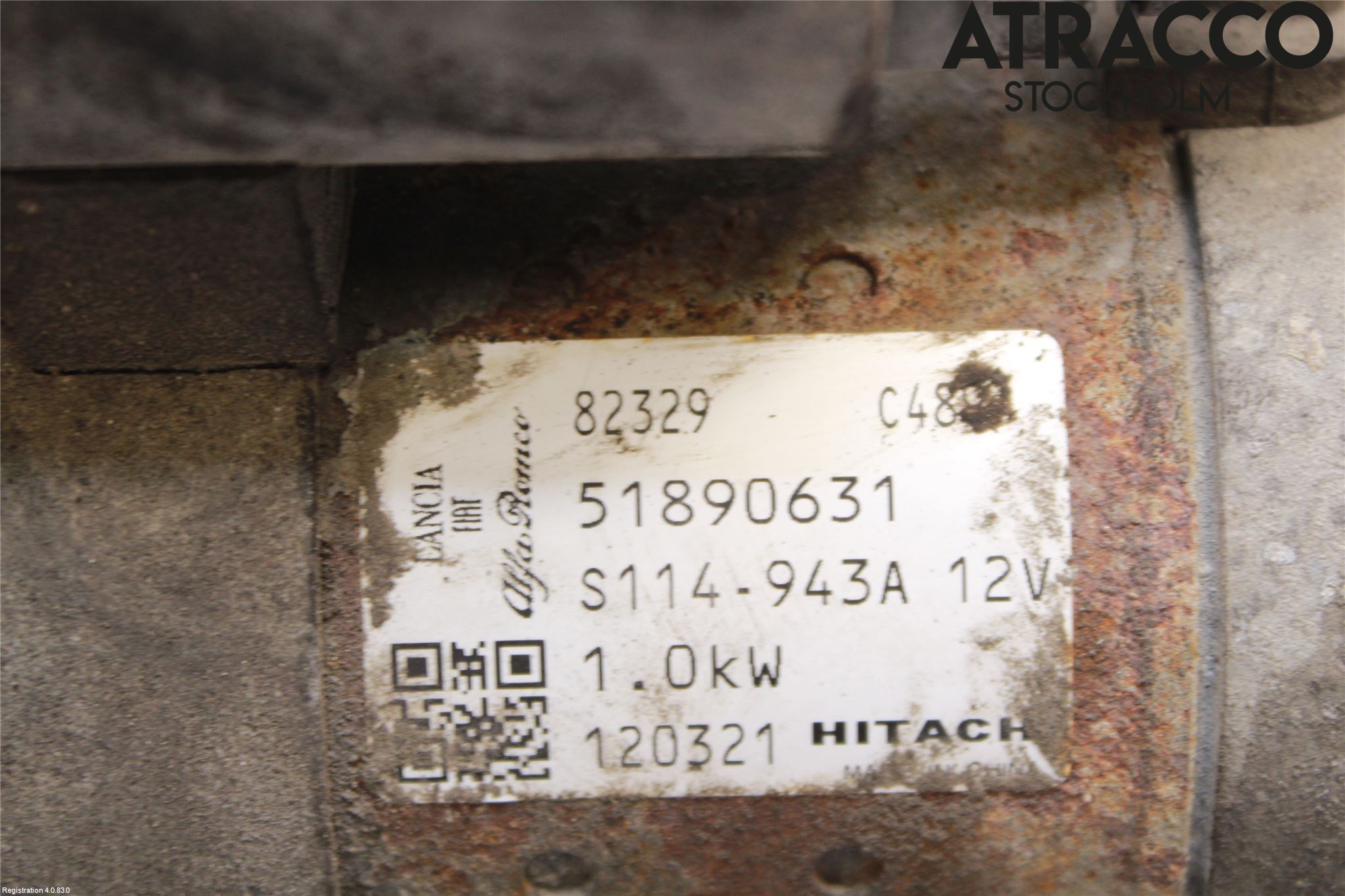 Fiat 500 07- Startmotor