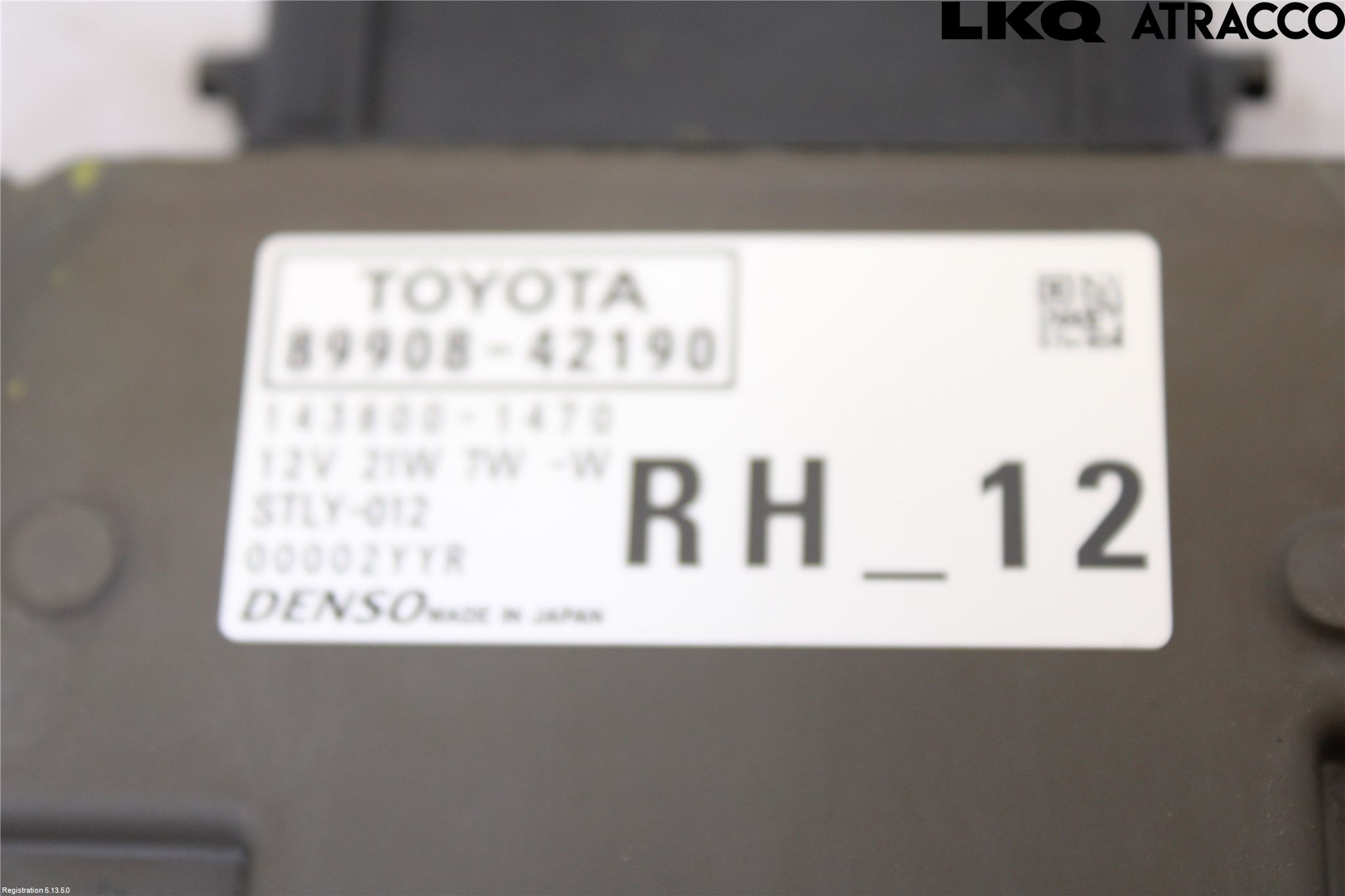 Toyota RAV4 19- Styrenhet Strålkastare