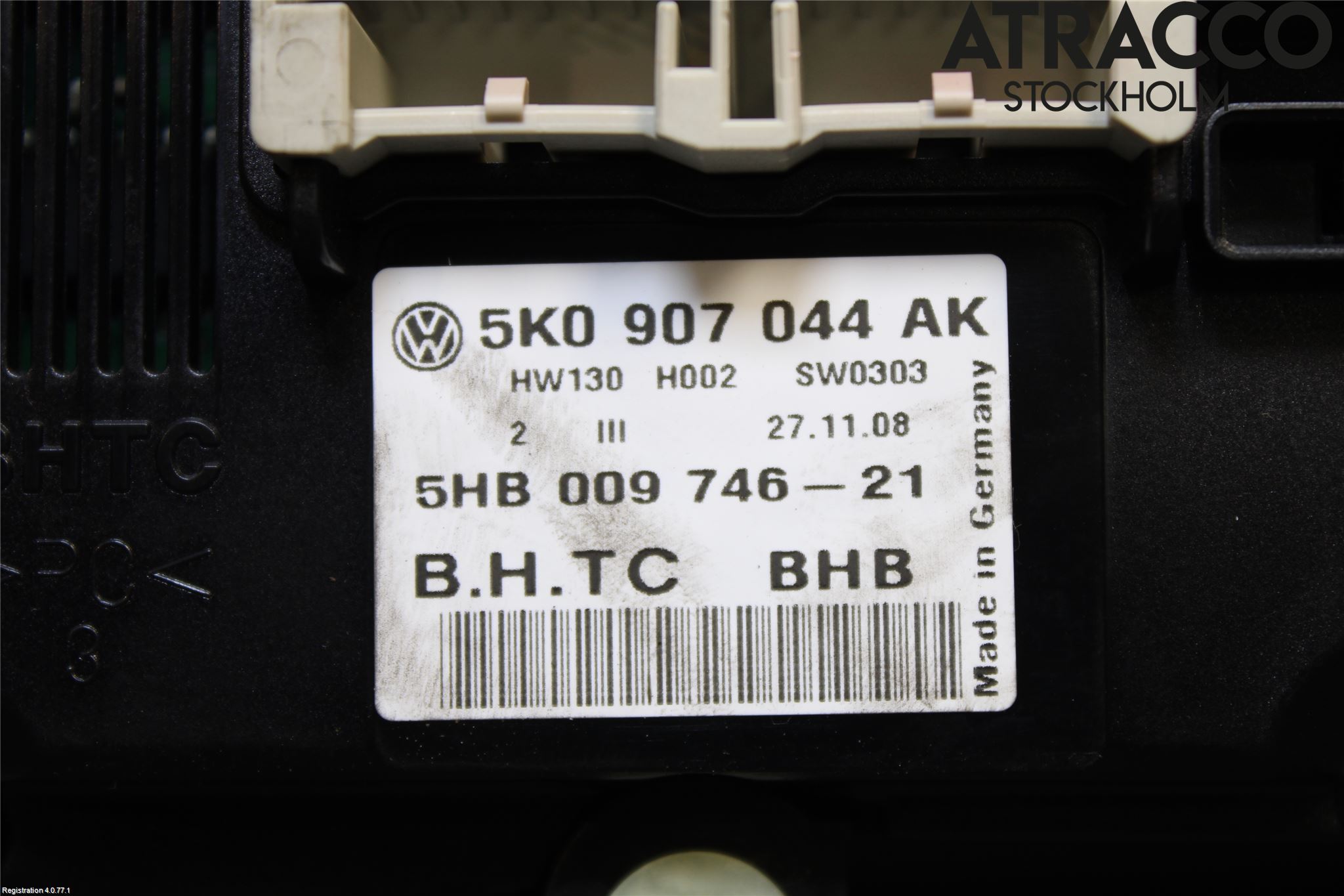 Volkswagen VW PASSAT CC 08-16 Ac Styrenhet Ac Manöveren