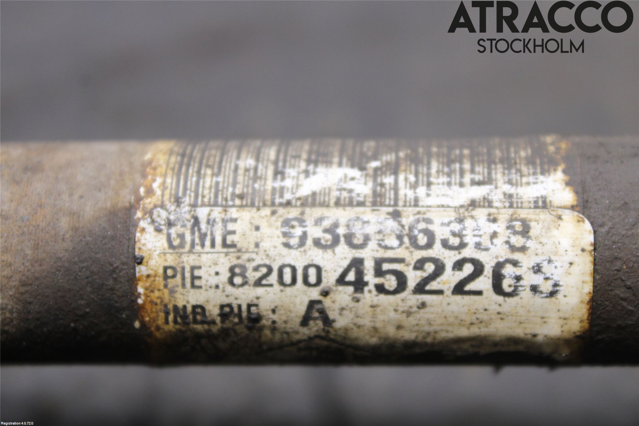 Opel VIVARO 01-14 Drivaxel Fram Höger