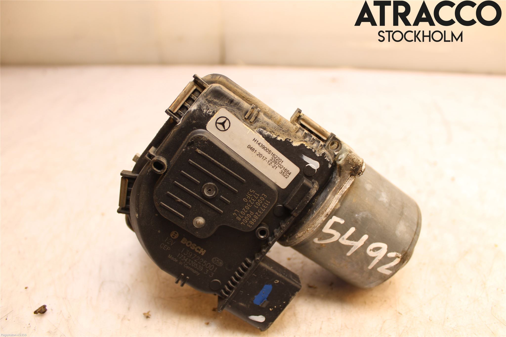 Mercedes-Benz MB E-KLASS (W213) 16-23 Torkarmotor Vindruta