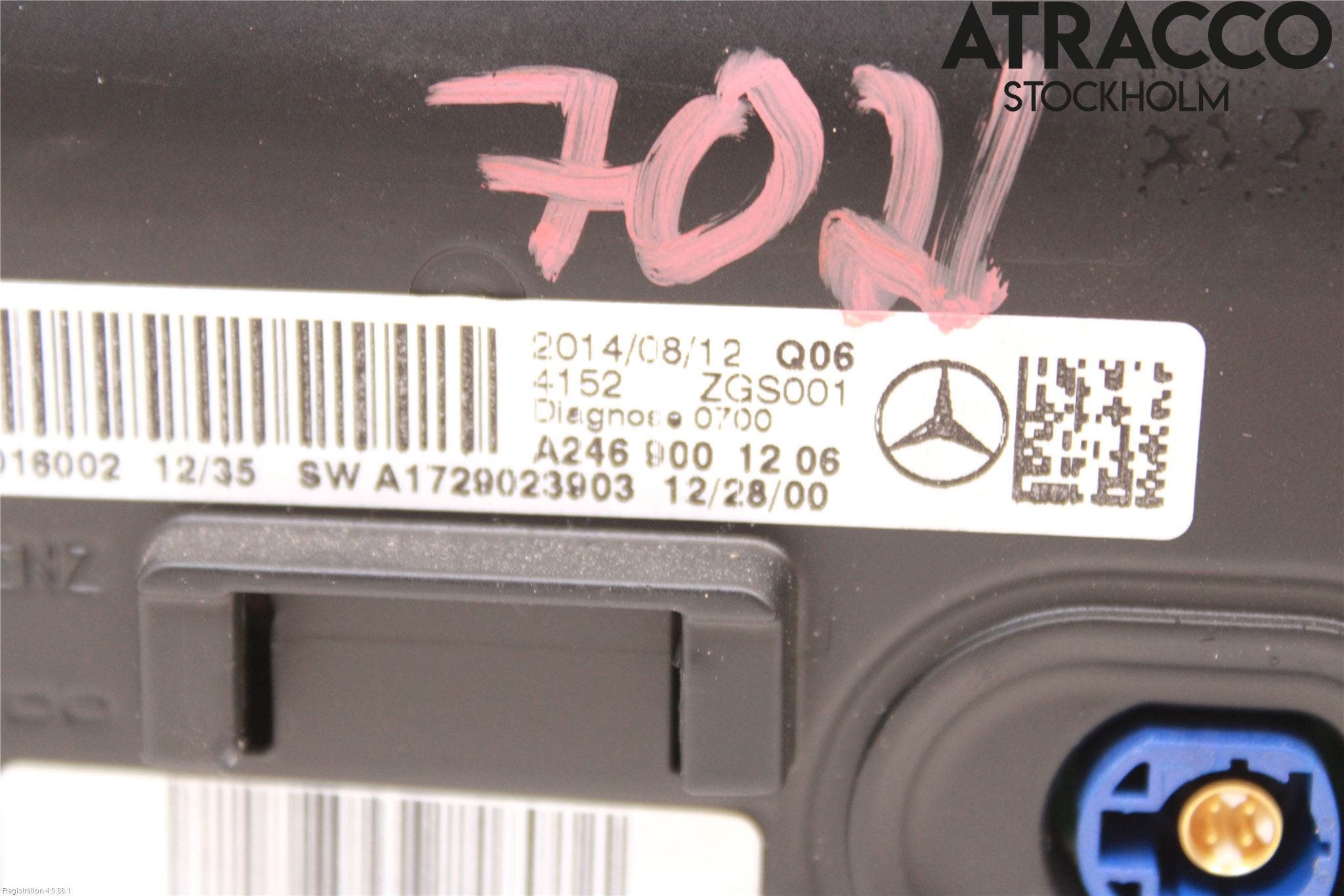 Mercedes-Benz MB CLA-KLASS (C117/X117) 13-19 Multifunktionsdisplay