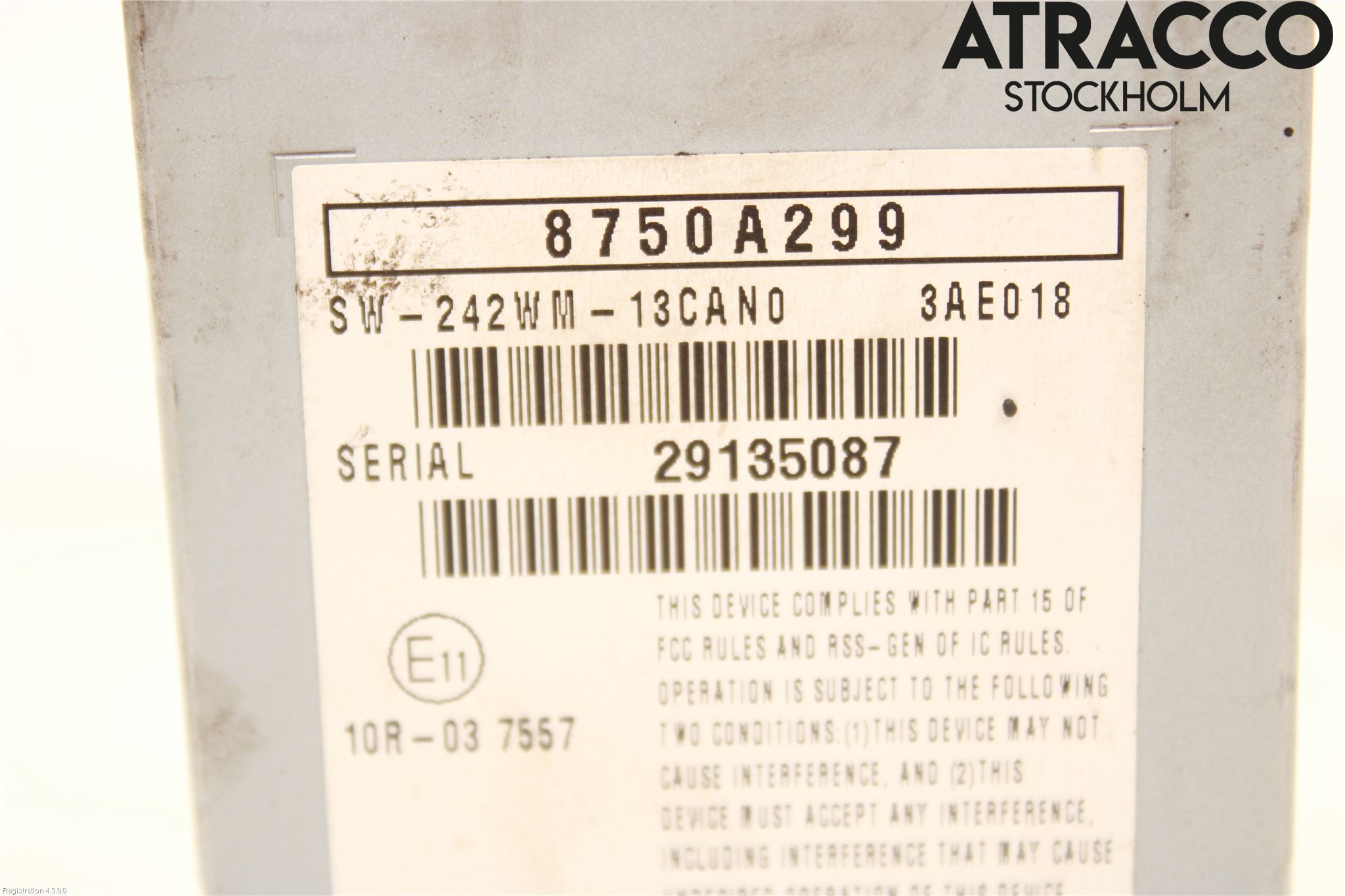 Mitsubishi OUTLANDER 13-21 Antennförstärkare