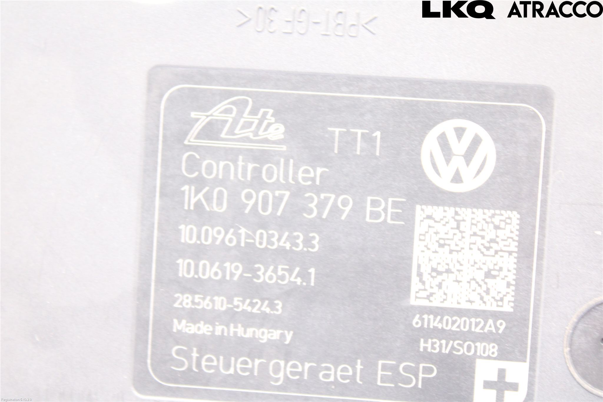 Volkswagen VW GOLF VI 09-13 Abs Hydraulaggregat