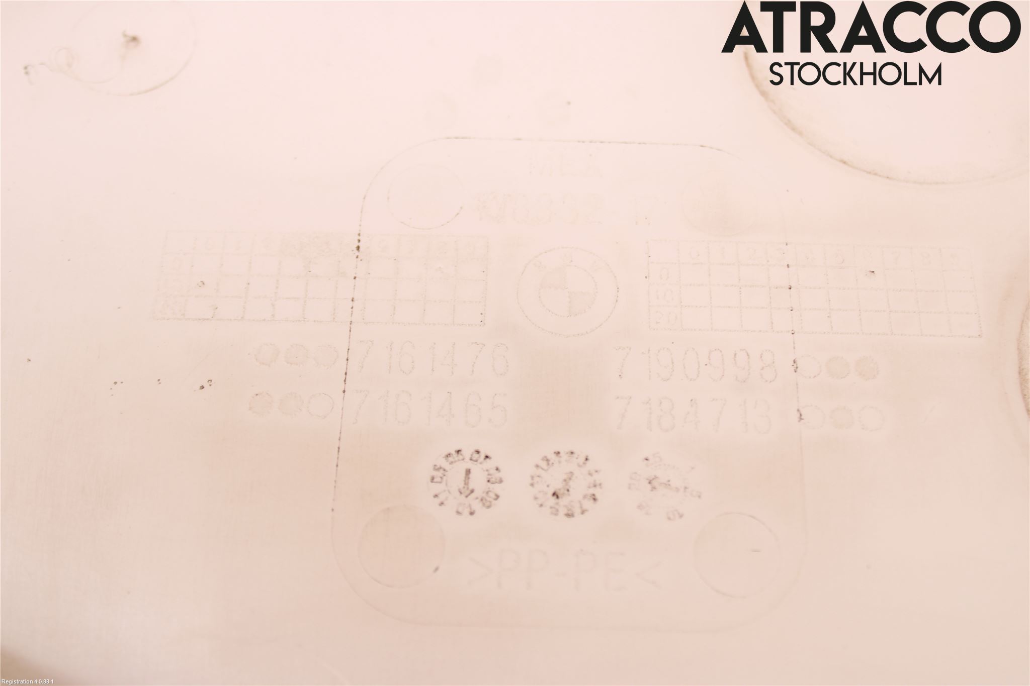 BMW X6 E71/E72   08-14 Spolartank Vindruta-Strål