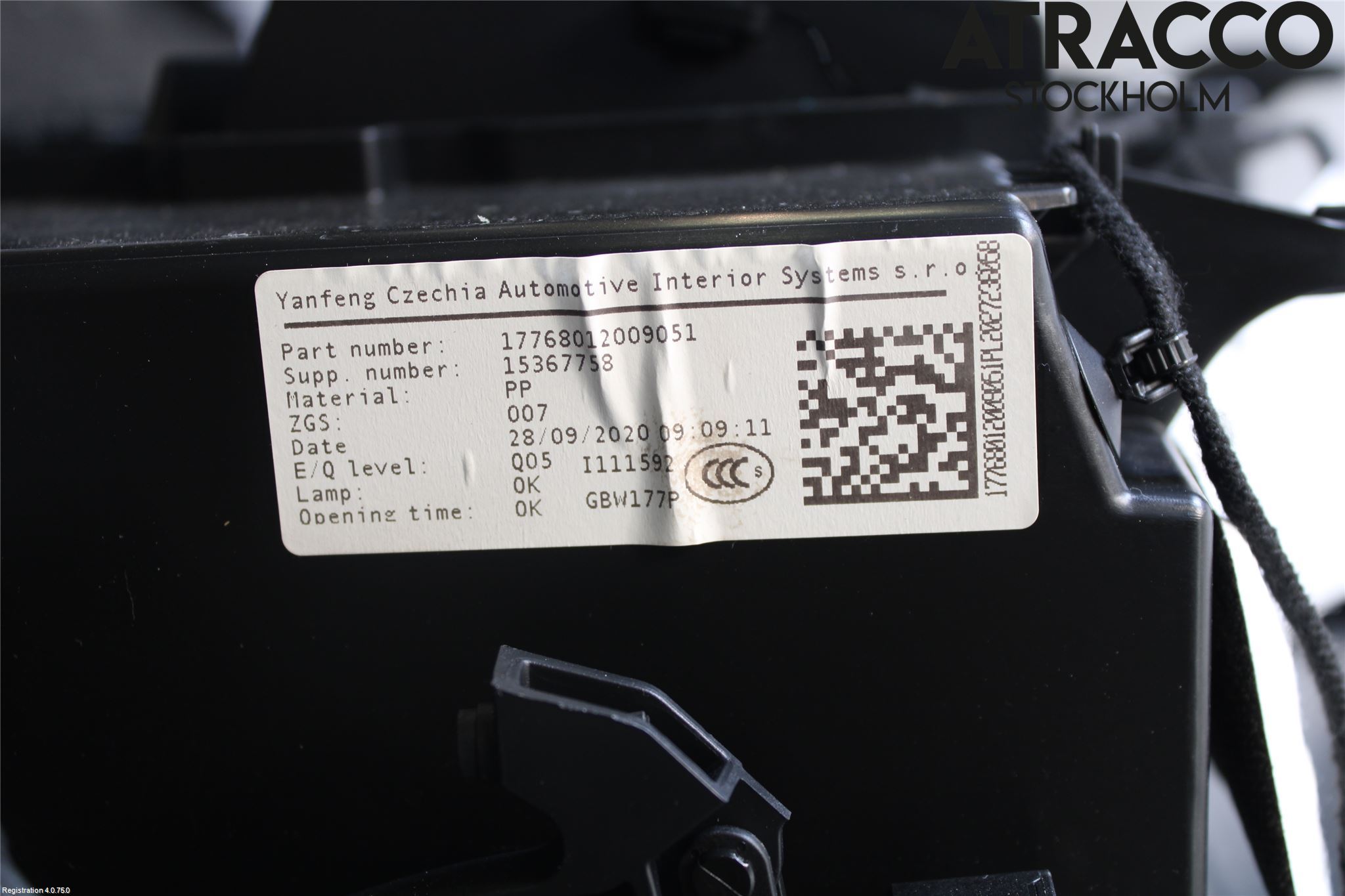 Mercedes-Benz MB A-KLASS (W177) 18- Handskfack