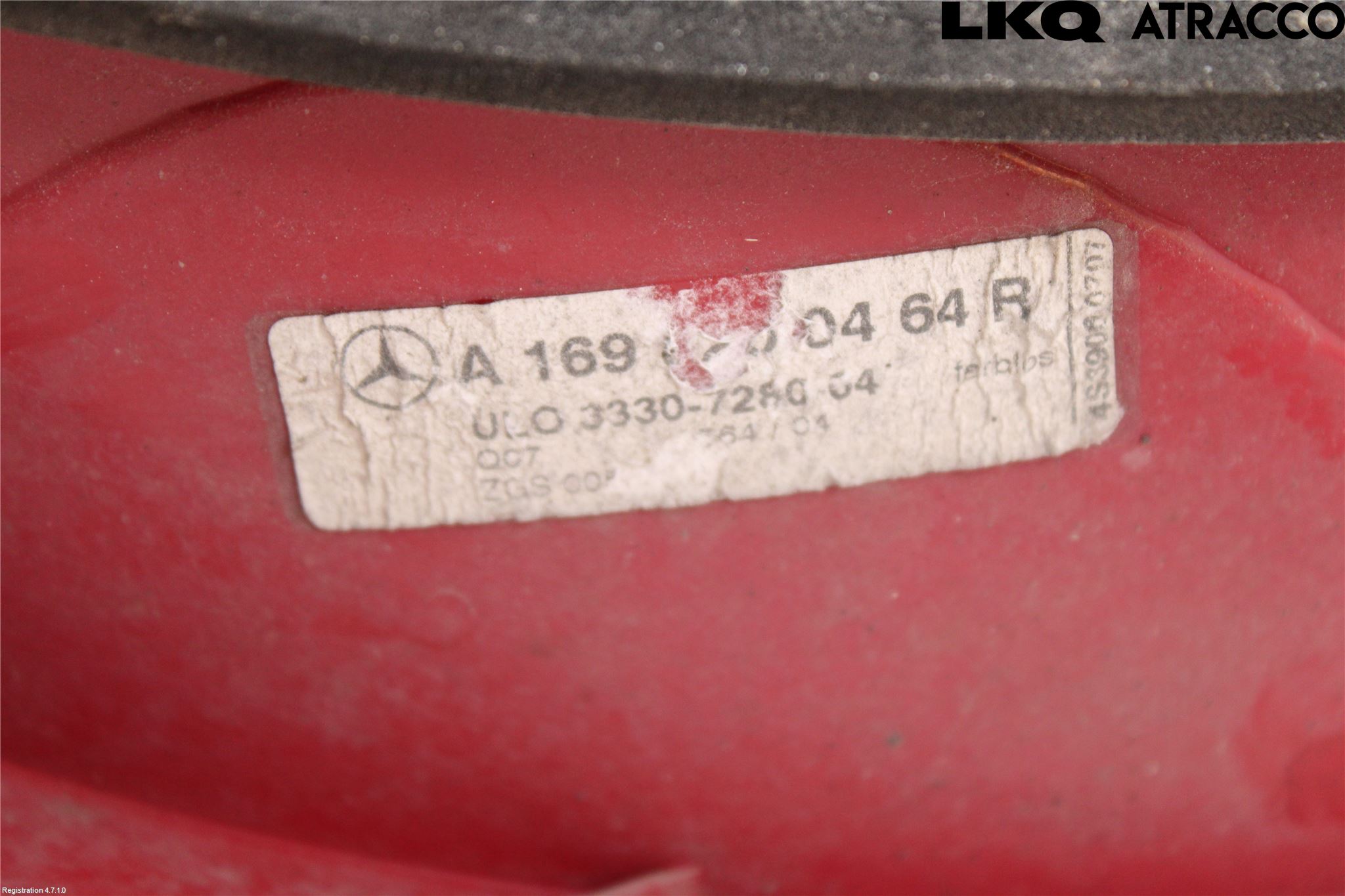 Mercedes-Benz MB A-KLASS (W169) 04-12 Bakljus Höger