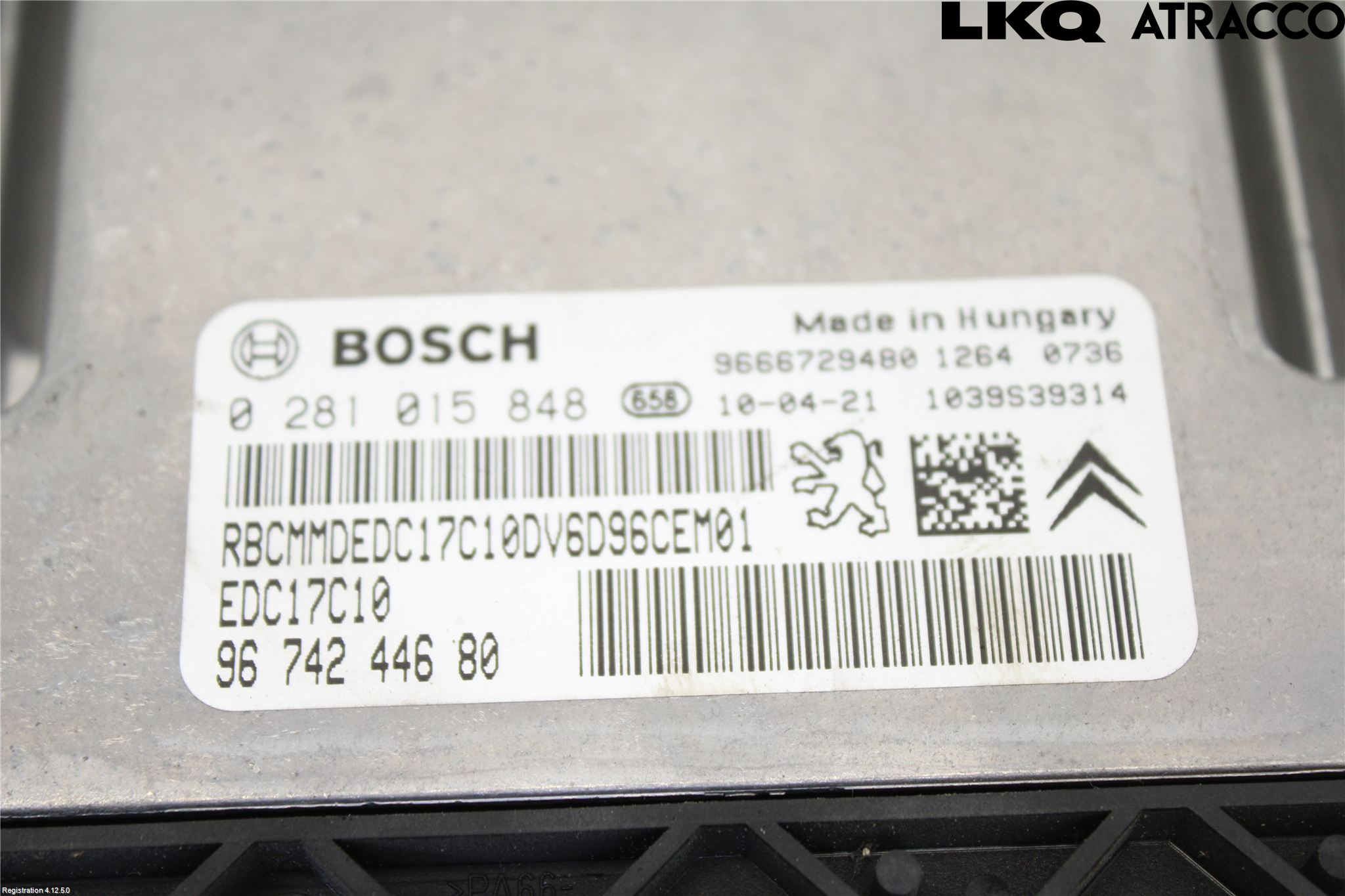 Citroen C3 10-17 Styrenhet Inspump Diesel