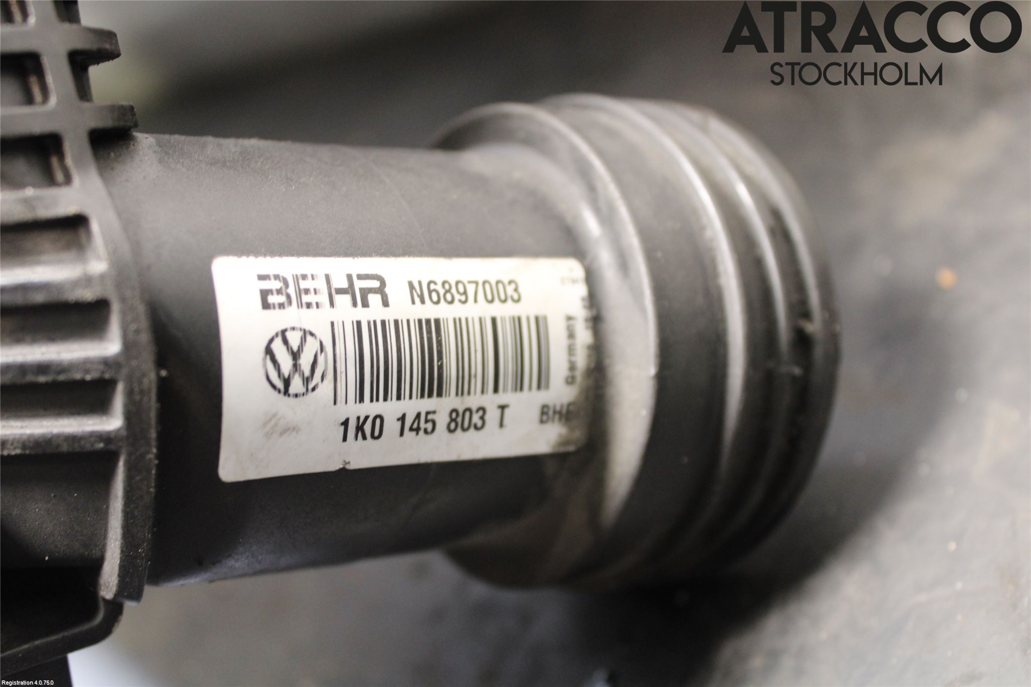 Volkswagen VW TOURAN 10-15 Laddluft-Intercooler Kyl