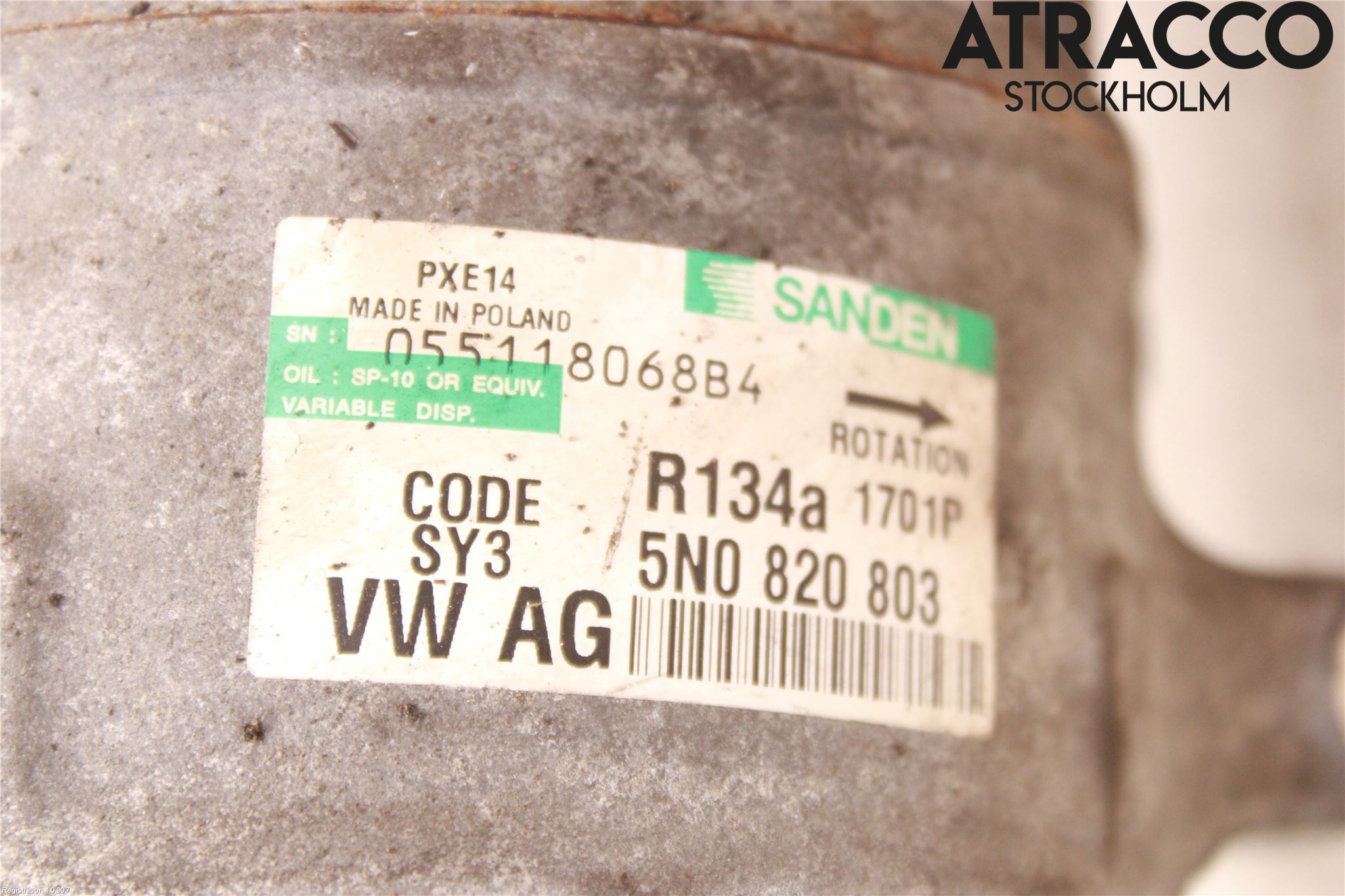 Audi A3/S3 05-13 Ac Kompressor