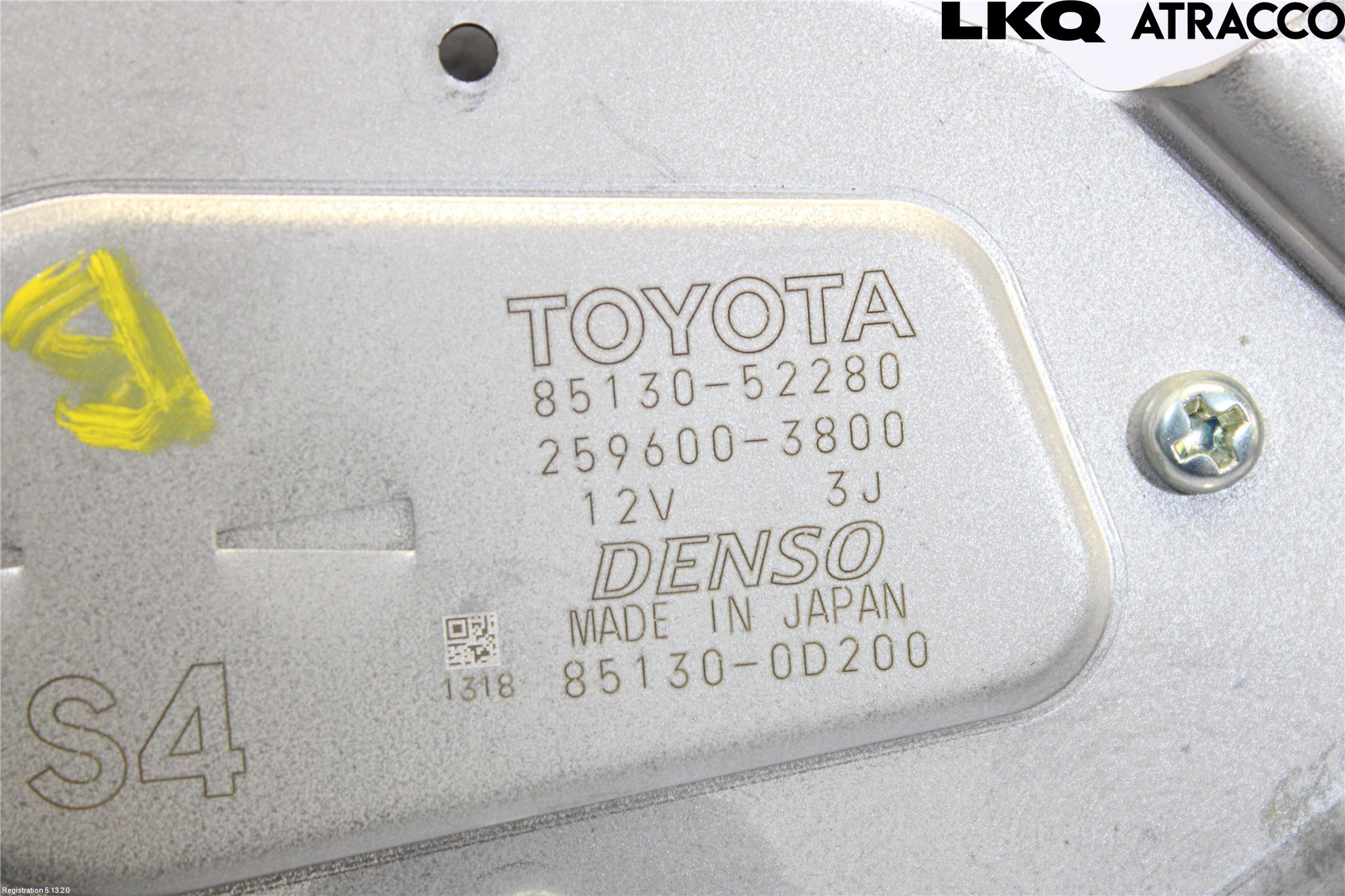 Toyota YARIS CROSS XP21 21- Torkarmotor Baklucka