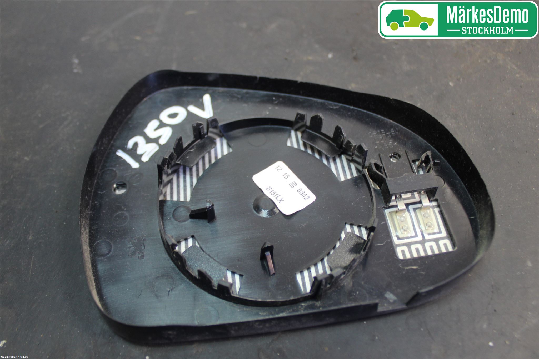 Peugeot 308 08-13 Spegelglas Vä