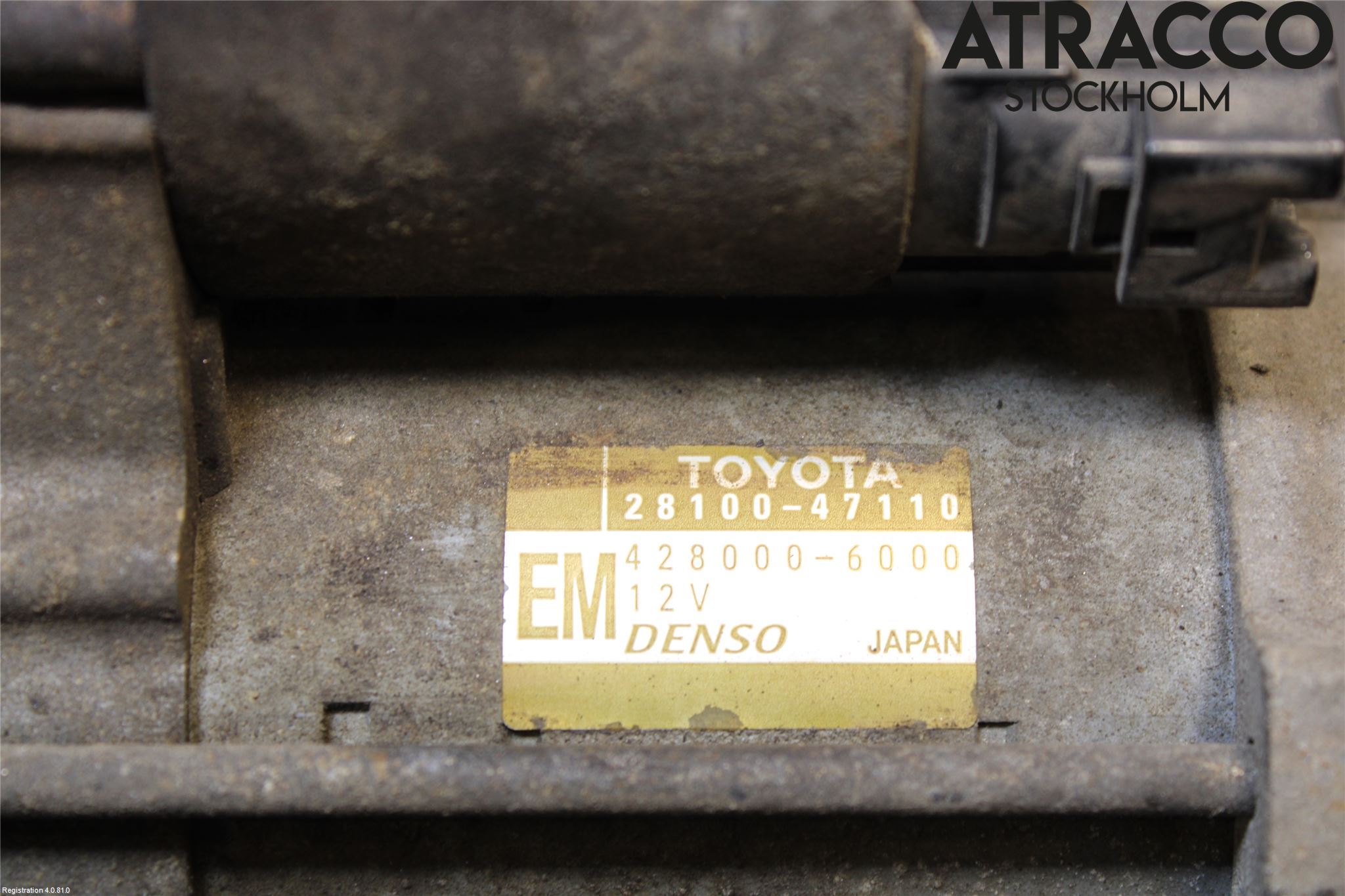 Toyota URBAN CRUISER Startmotor