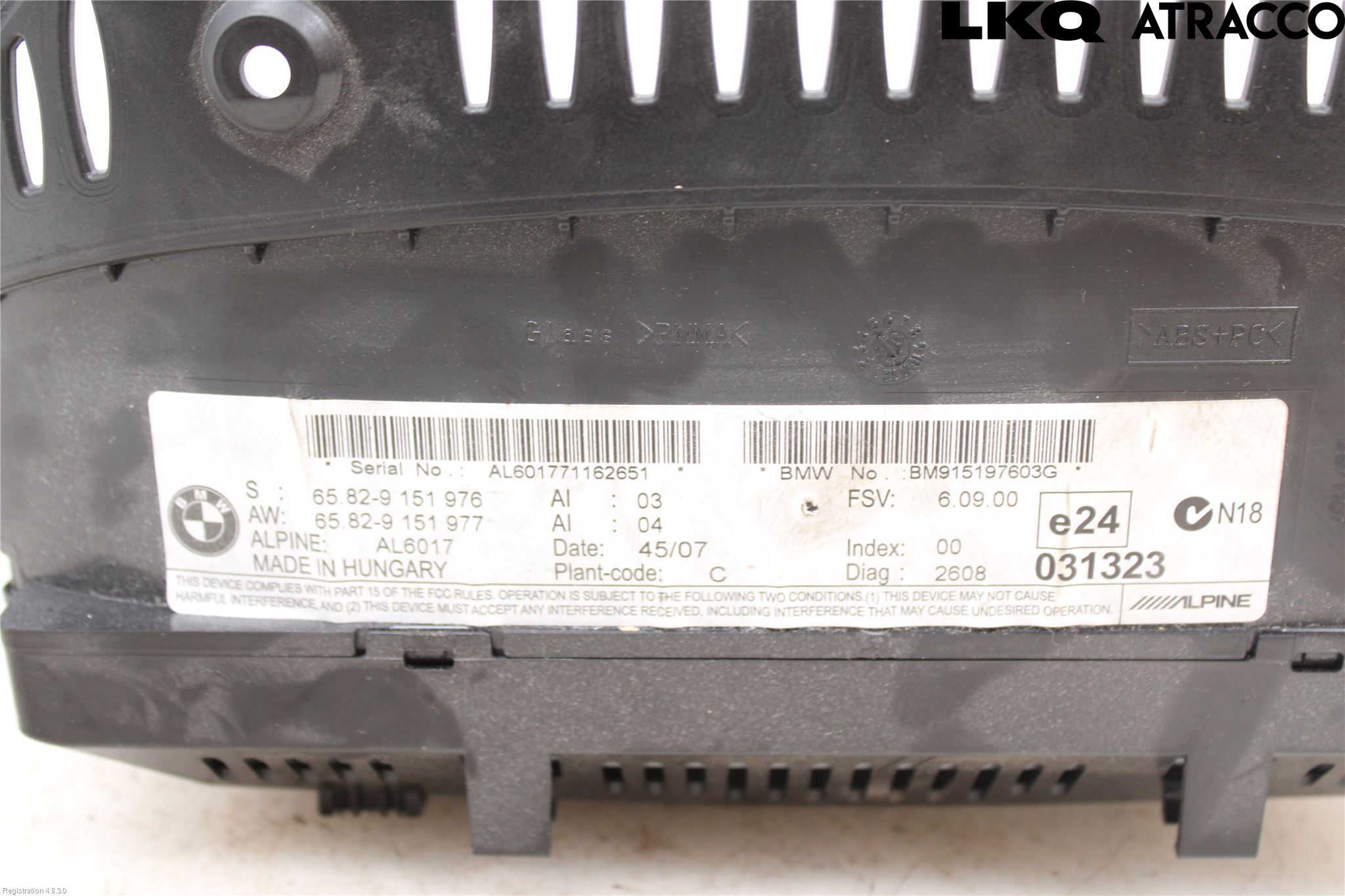 BMW 5 E60/61 Sed/Tou 02-10 Multifunktionsdisplay