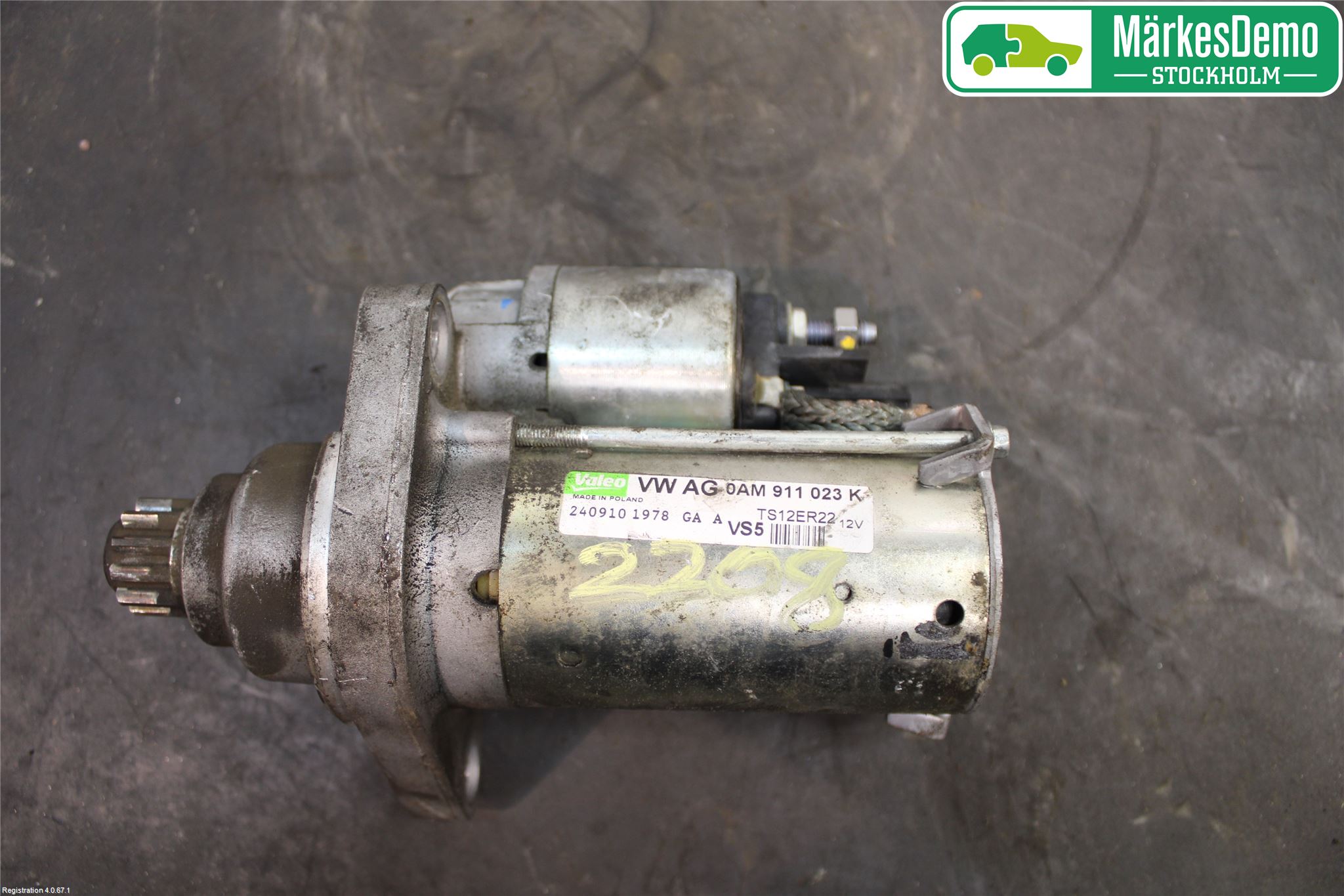 Skoda SUPERB 09-15 Startmotor