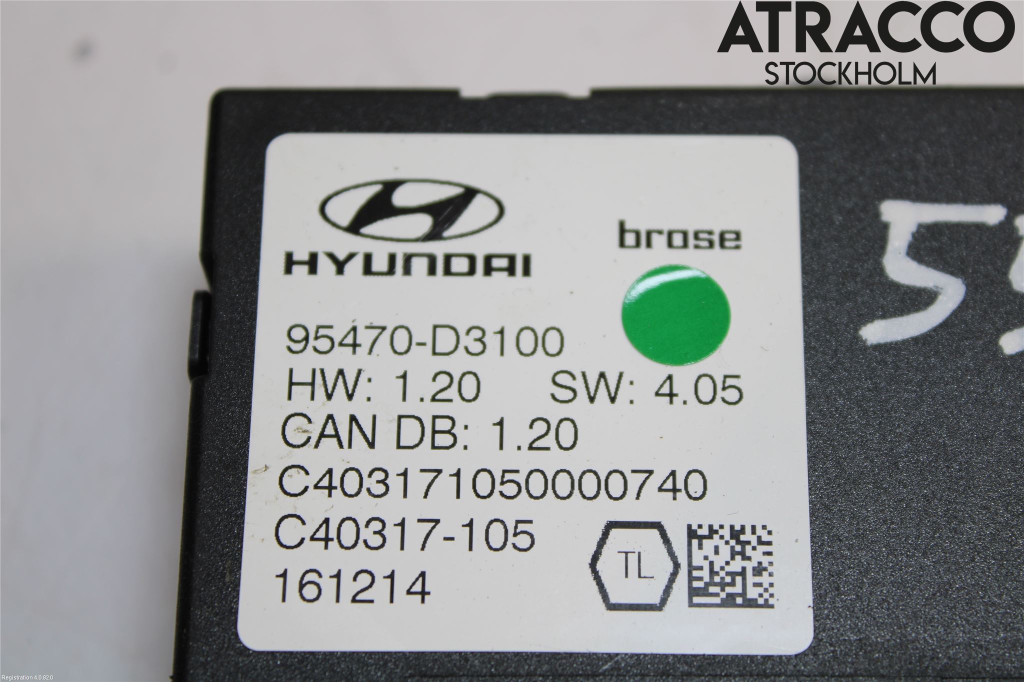 Hyundai TUCSON 05- Styrenhet Baklucka