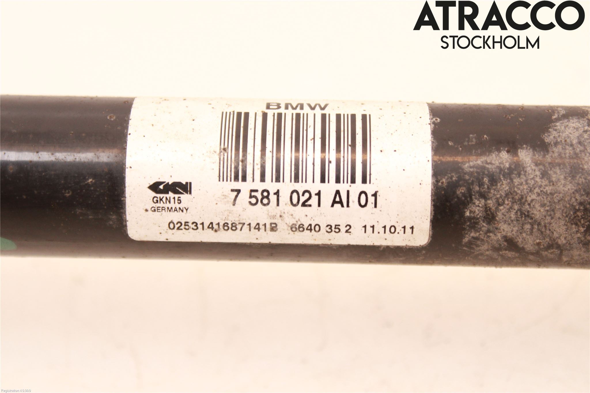BMW 5 F10/F11/F18 09-17 Drivaxel Bak Vänster