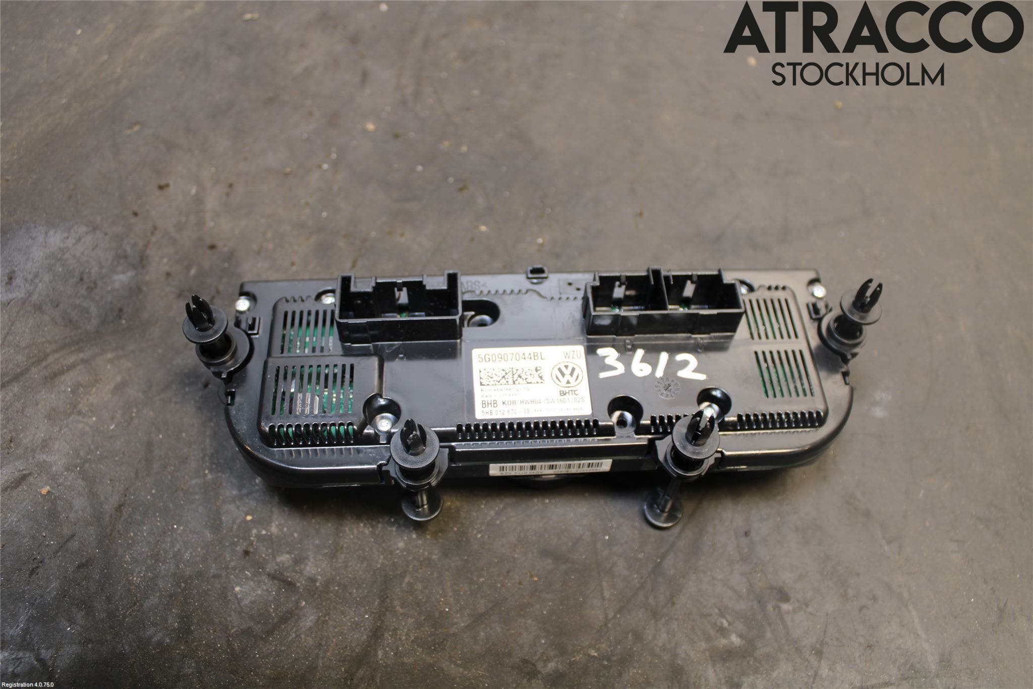 Volkswagen VW GOLF / E-GOLF VII 13-20 Ac Styrenhet Ac Manöveren