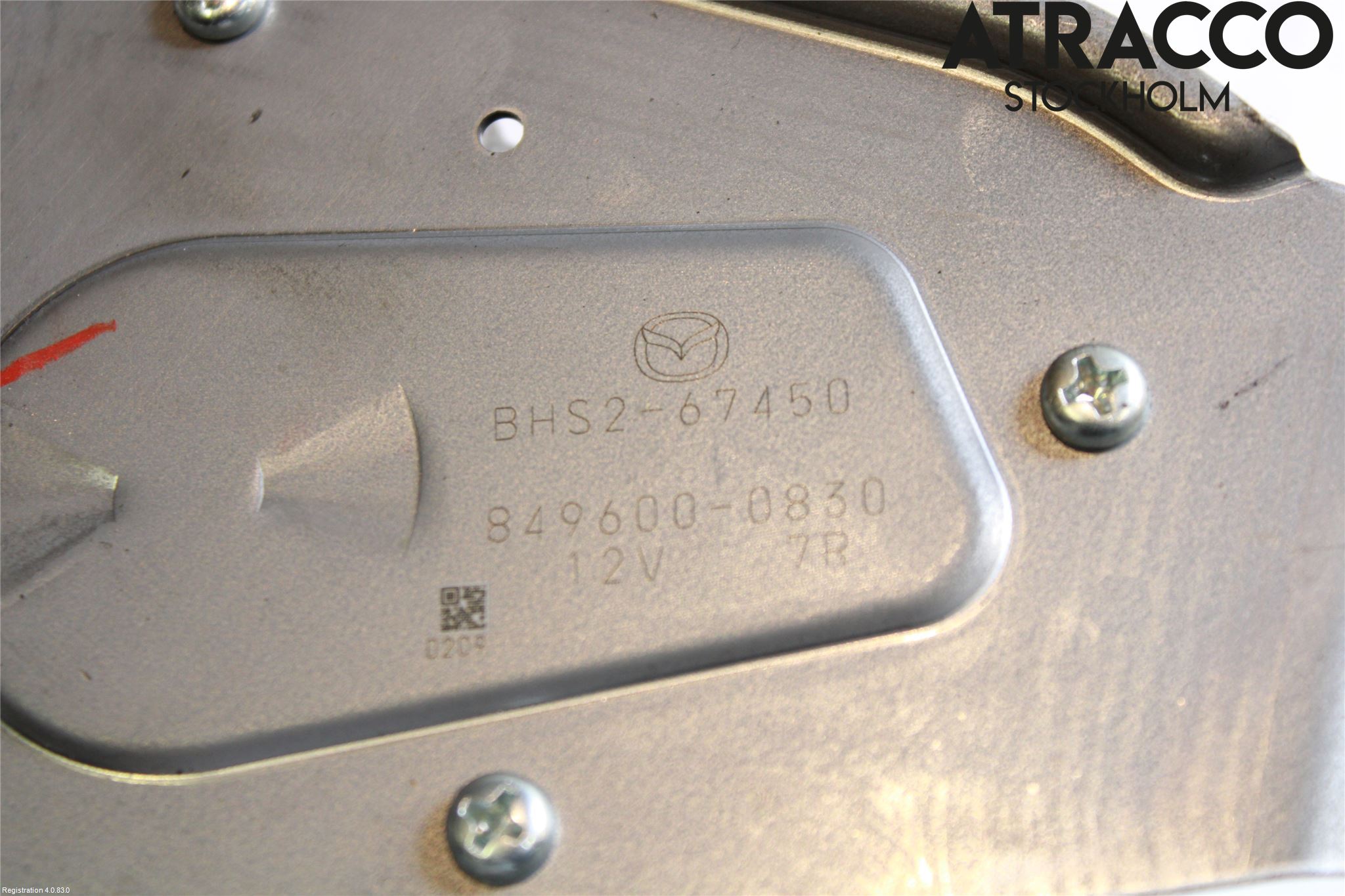 Mazda 3 III 14-19 Torkarmotor Baklucka