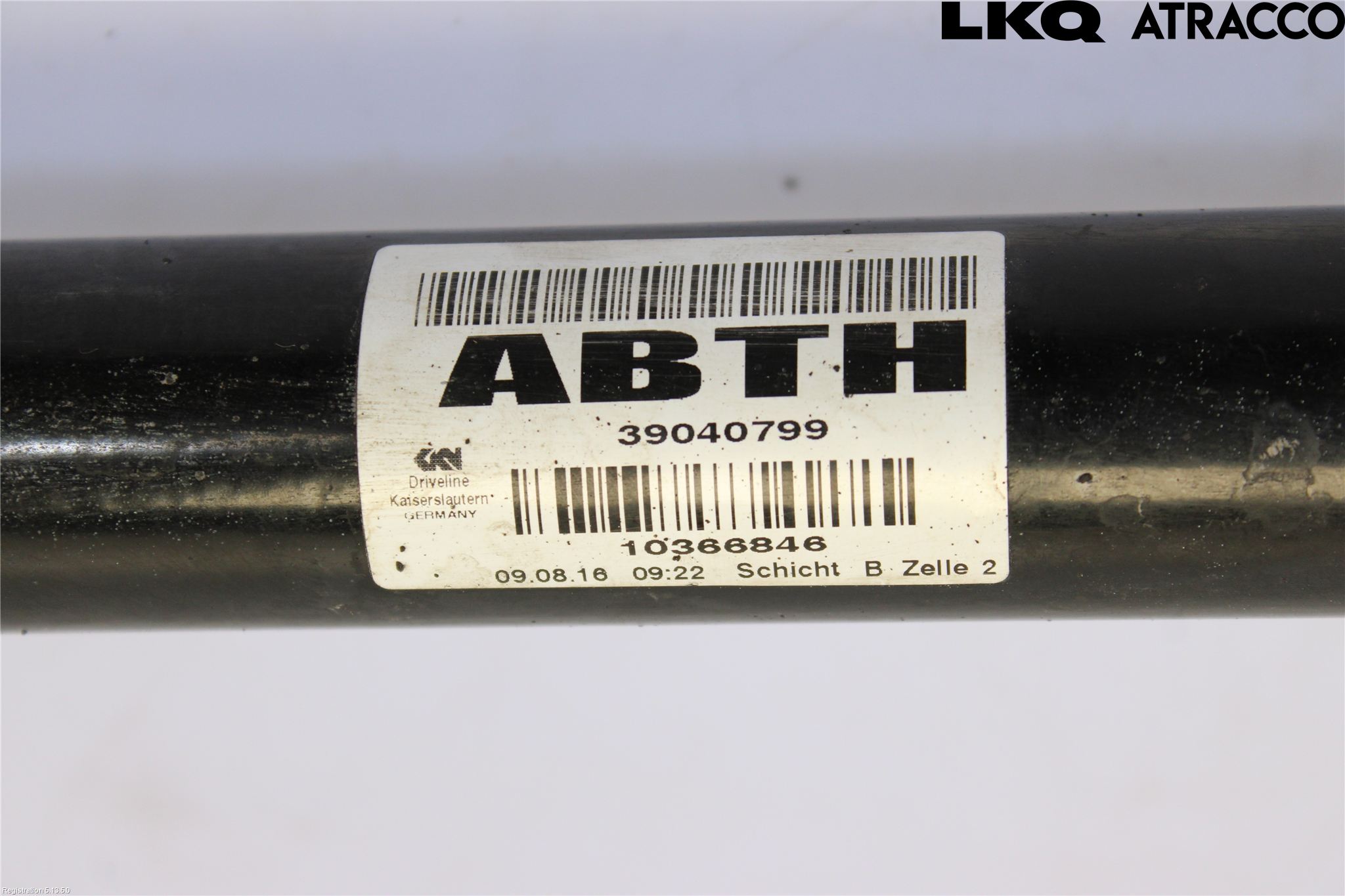 Opel ASTRA K 16-22 Drivaxel Fram Höger