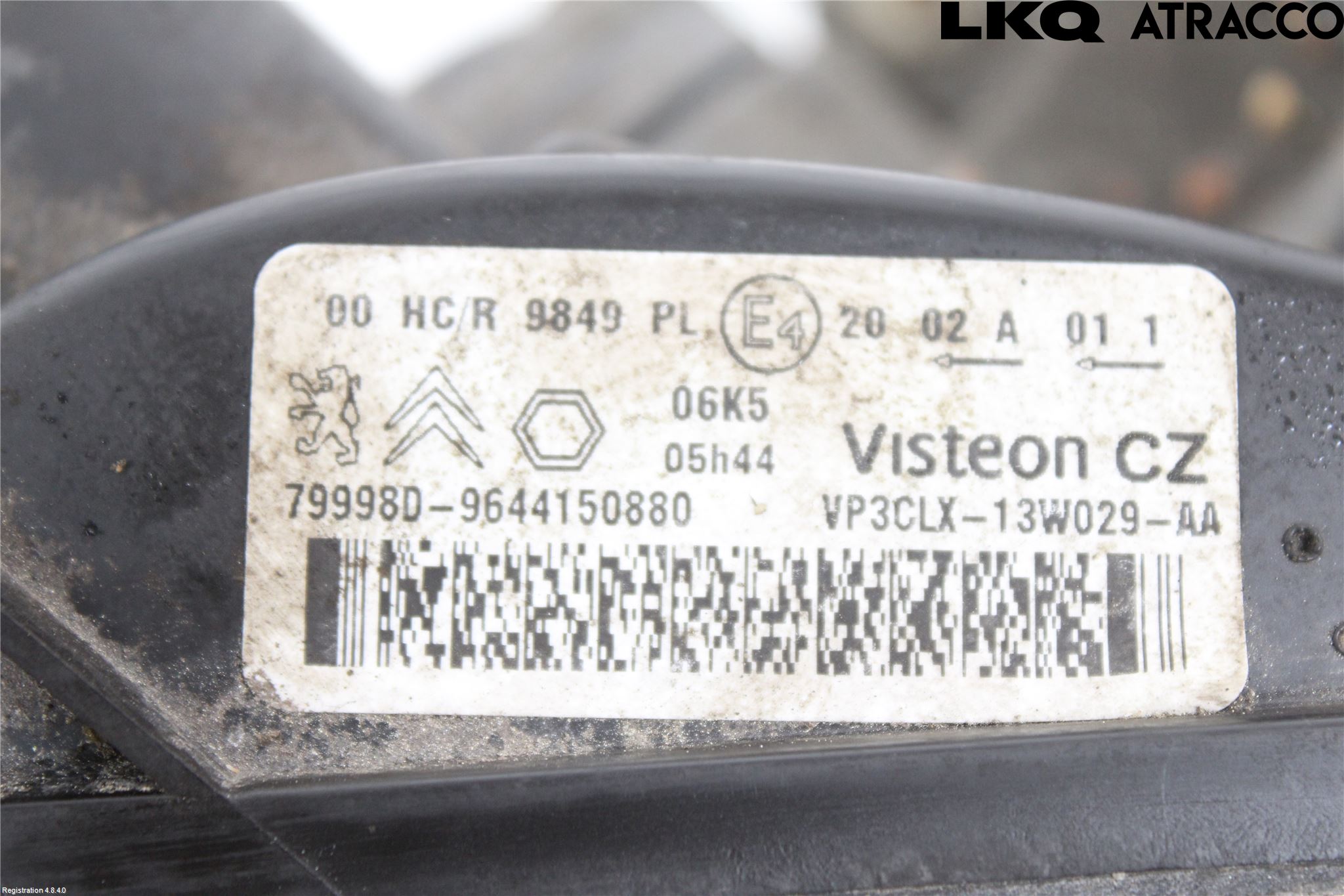 Citroen BERLINGO  03-07 Strålkastare Höger