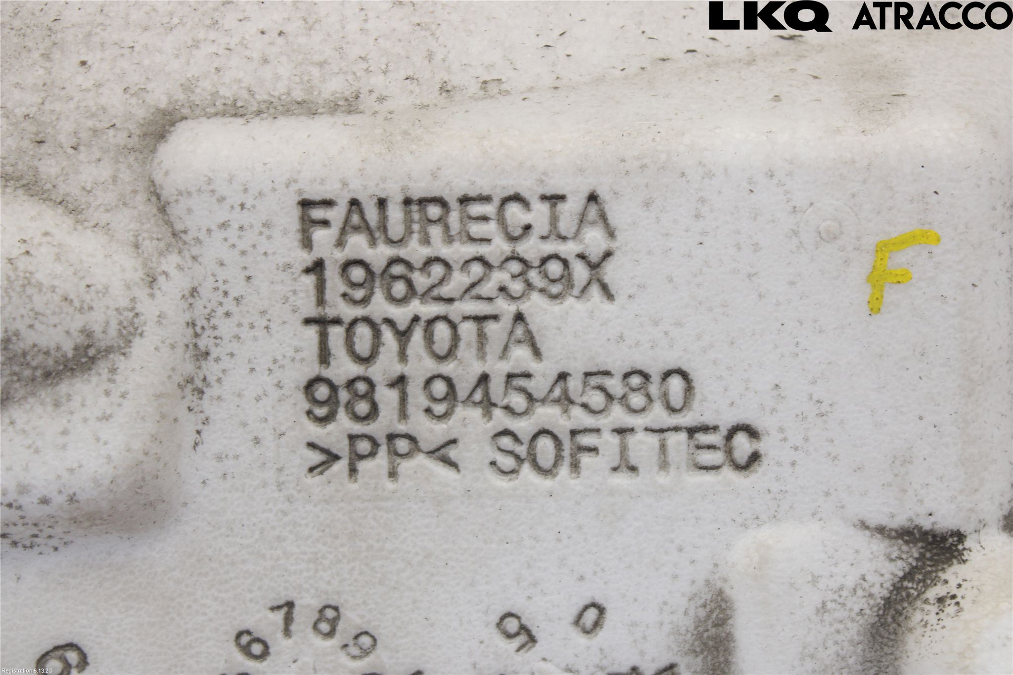 Toyota PROACE II 16- Stötfångardel Fram Mitt