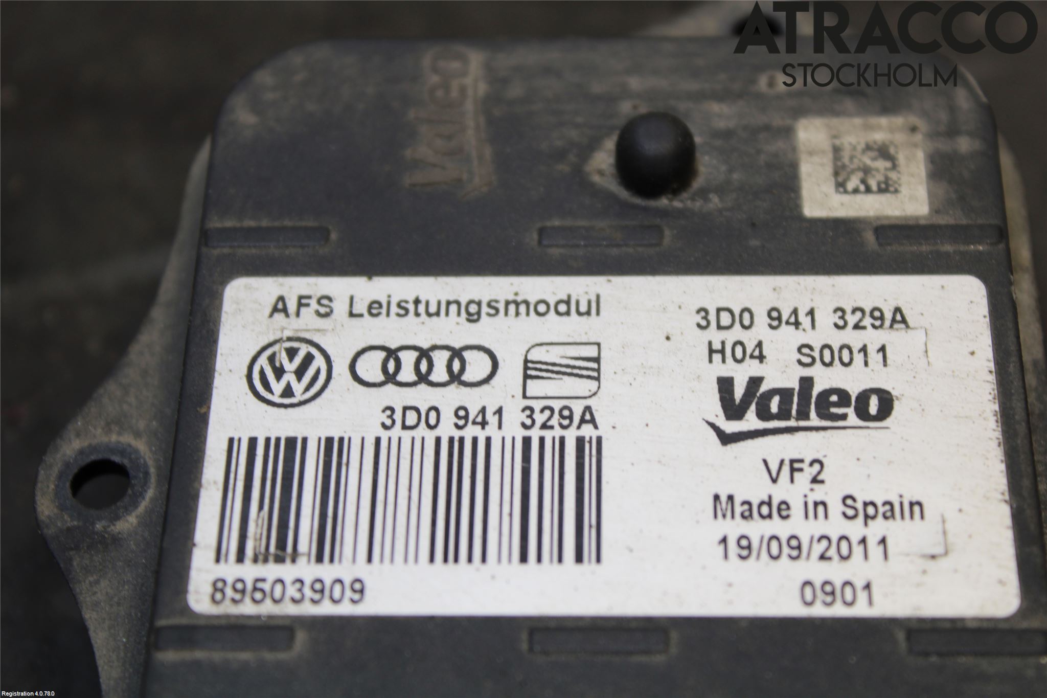 Volkswagen VW PHAETON Styrenhet Strålkastare