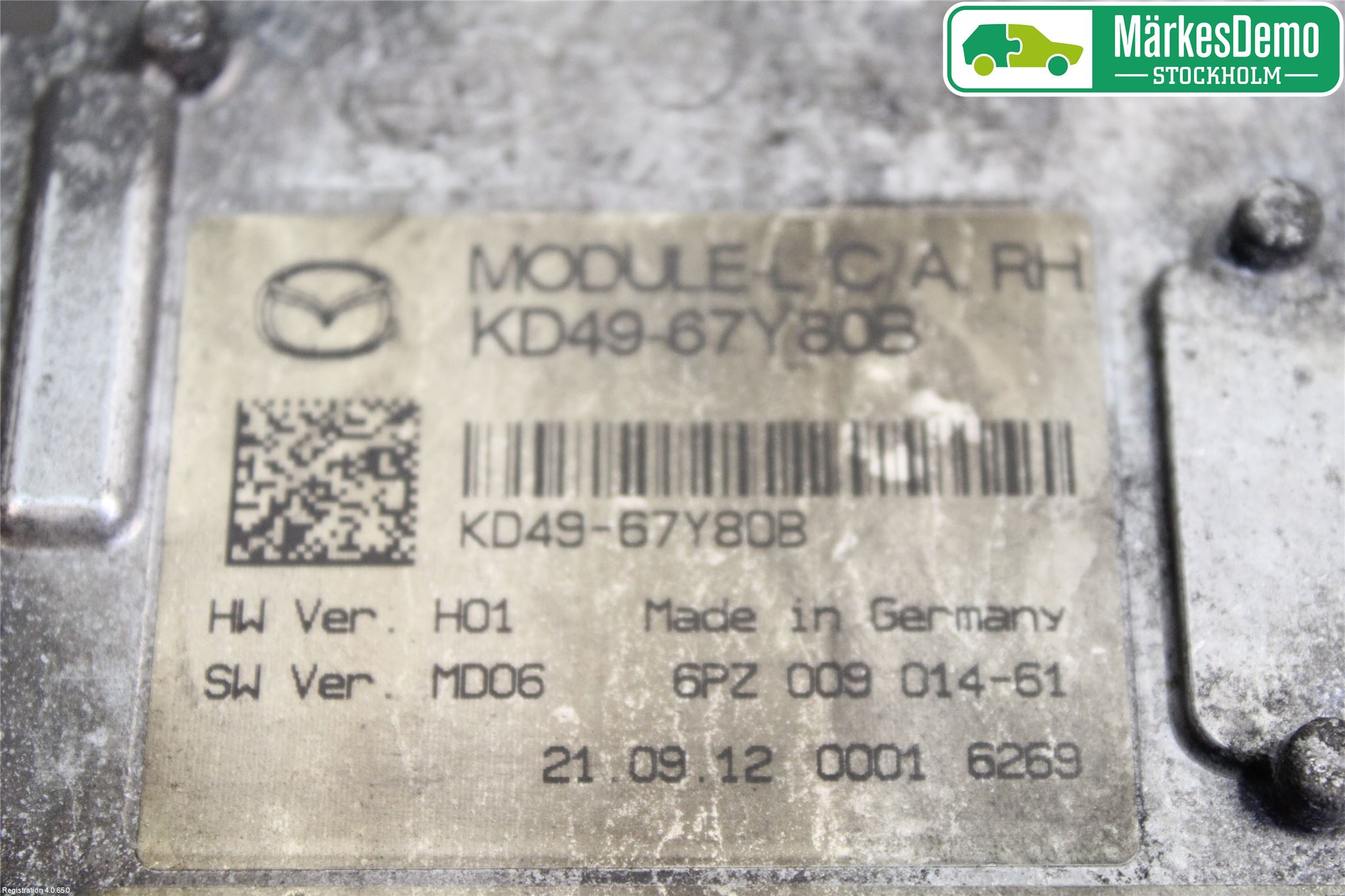 Mazda CX-5 12-17 Sensor Aktivt Kollisionsskydd