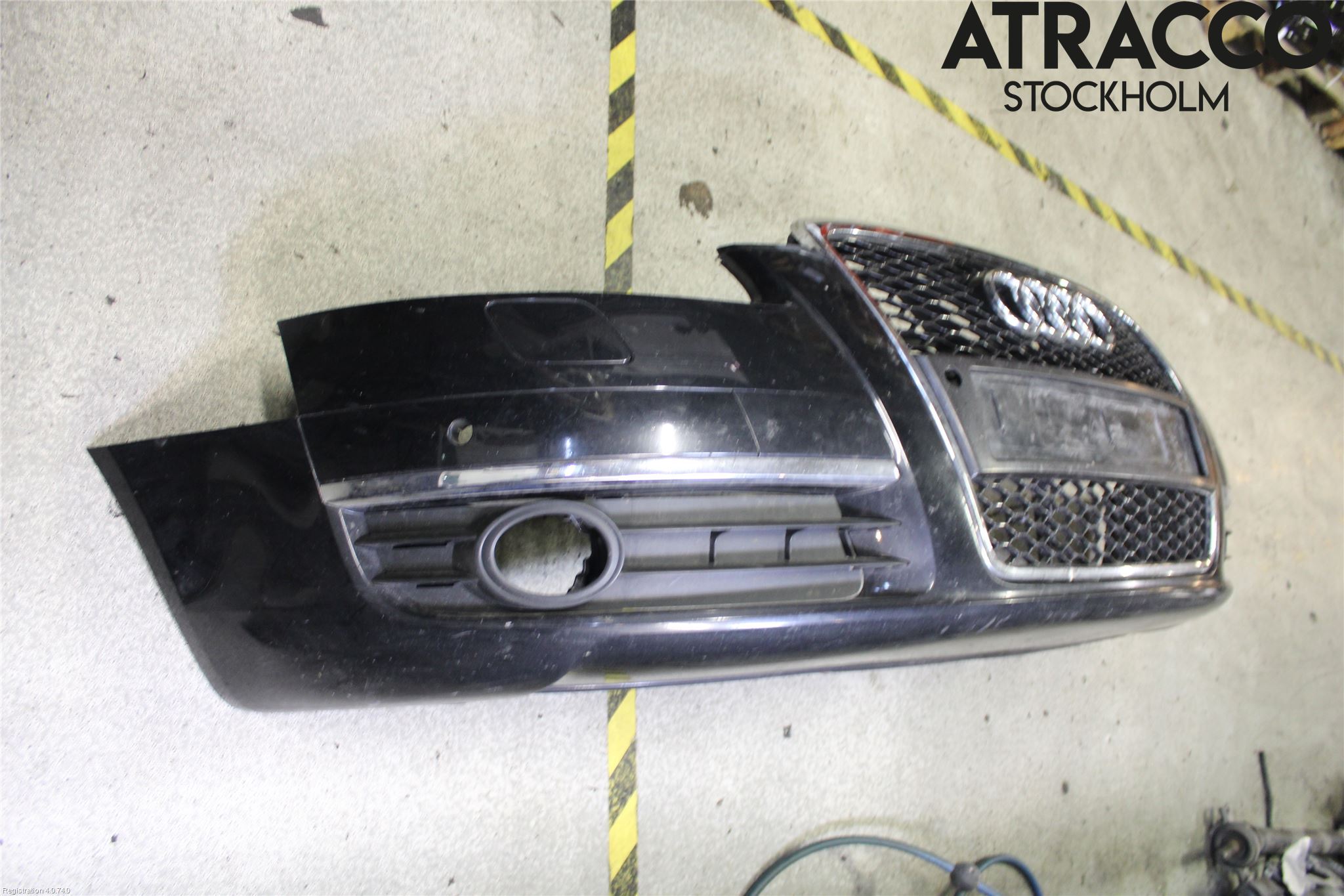 Audi A4/S4 01-05 Stötfångarbeklädnad Fram
