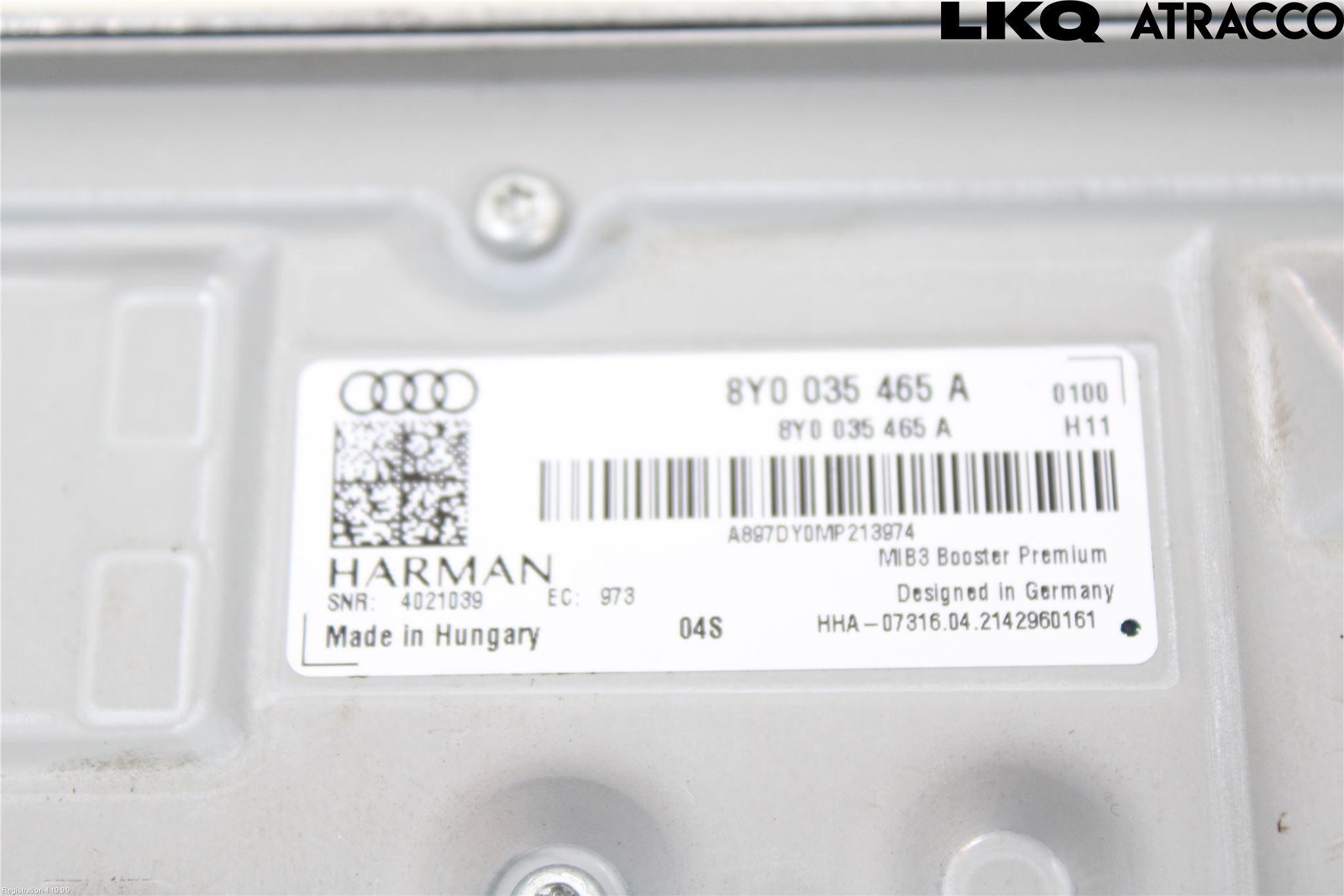 Audi A6/S6 4G 11-18 Radio-Stereo Förstärkare