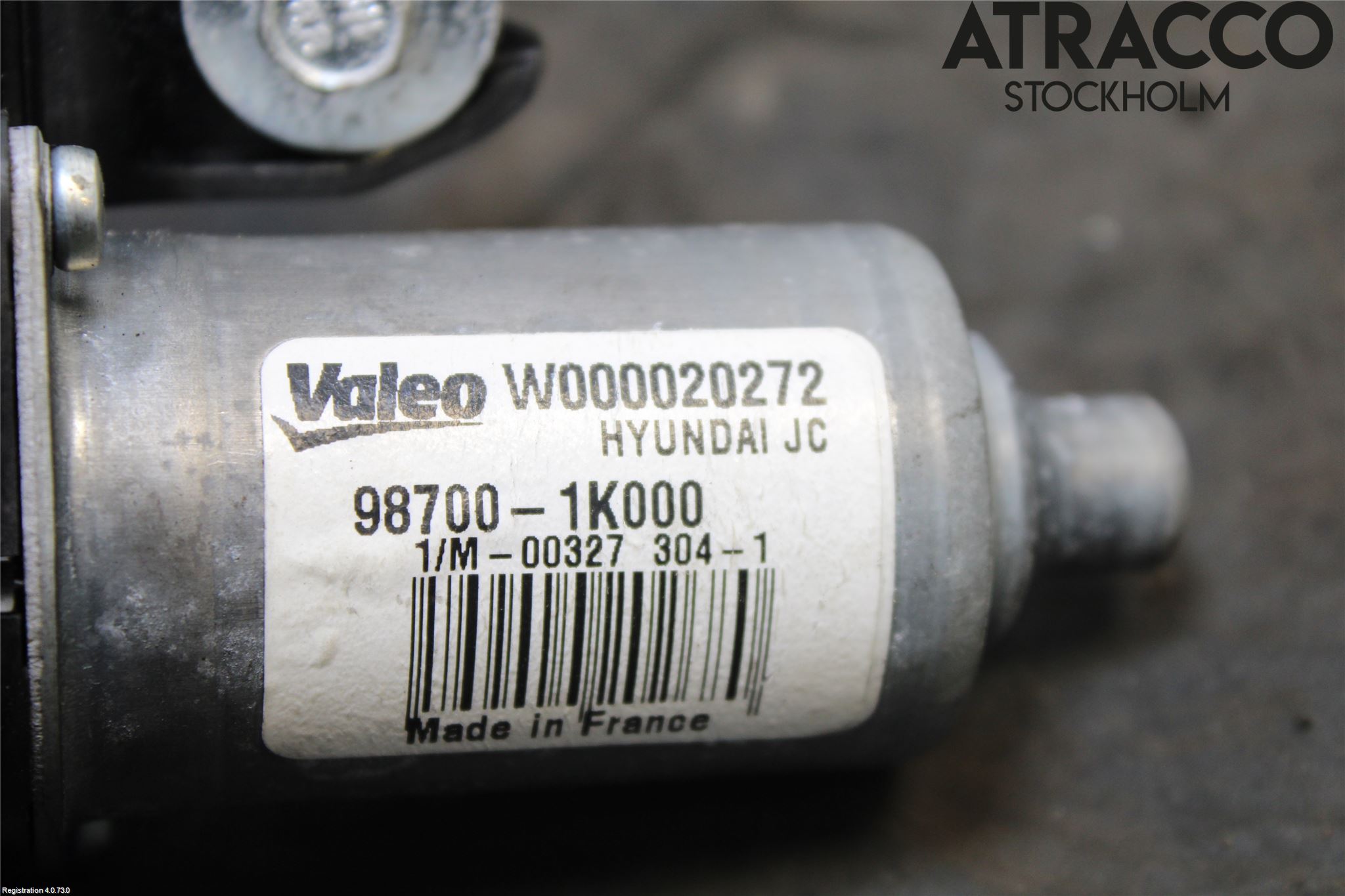 Hyundai ix20 Torkarmotor Baklucka