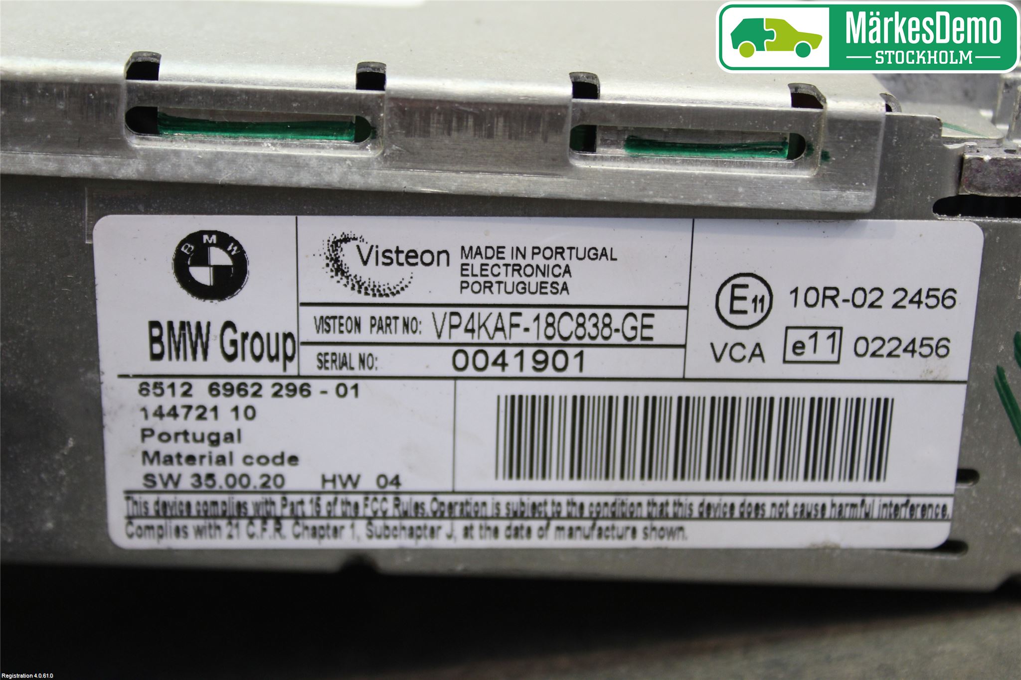 BMW 3 E90/91 SED/TOU 05-12 Cd Radio - Multimediapanel