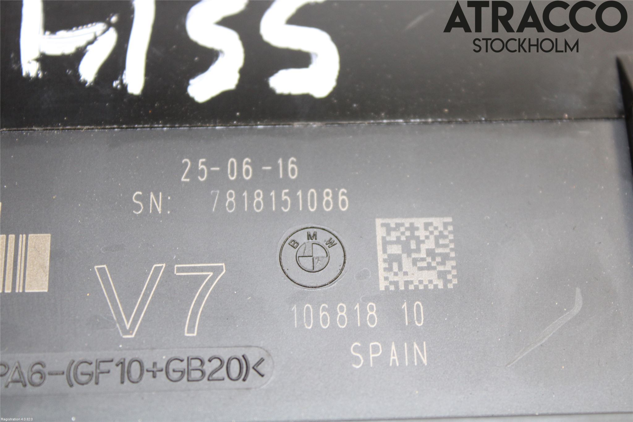 BMW 5 F10/F11/F18 09-17 Styrenhet Övrigt
