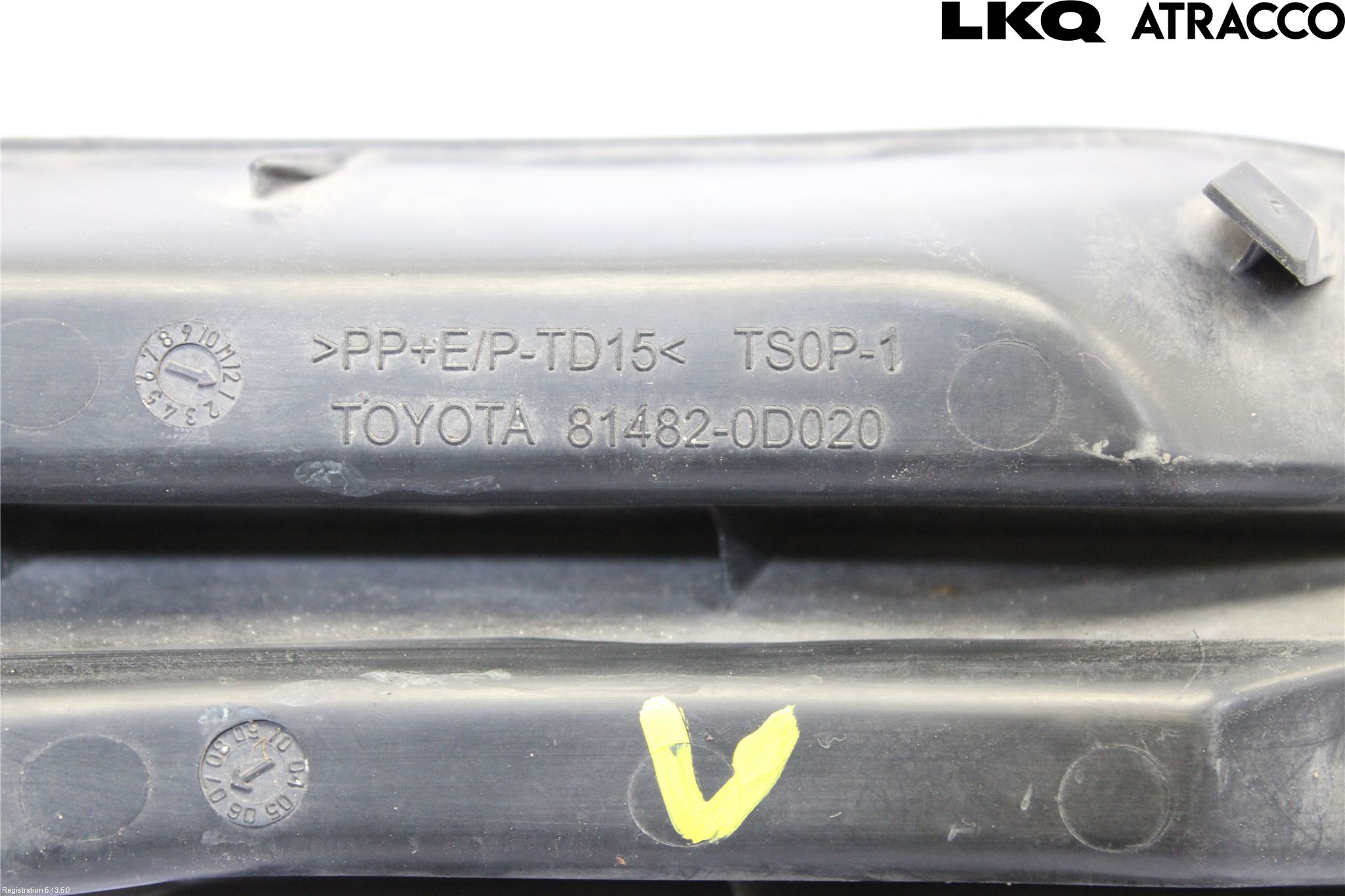 Toyota YARIS XP90 06-11 Stötfångardel Fram Vä