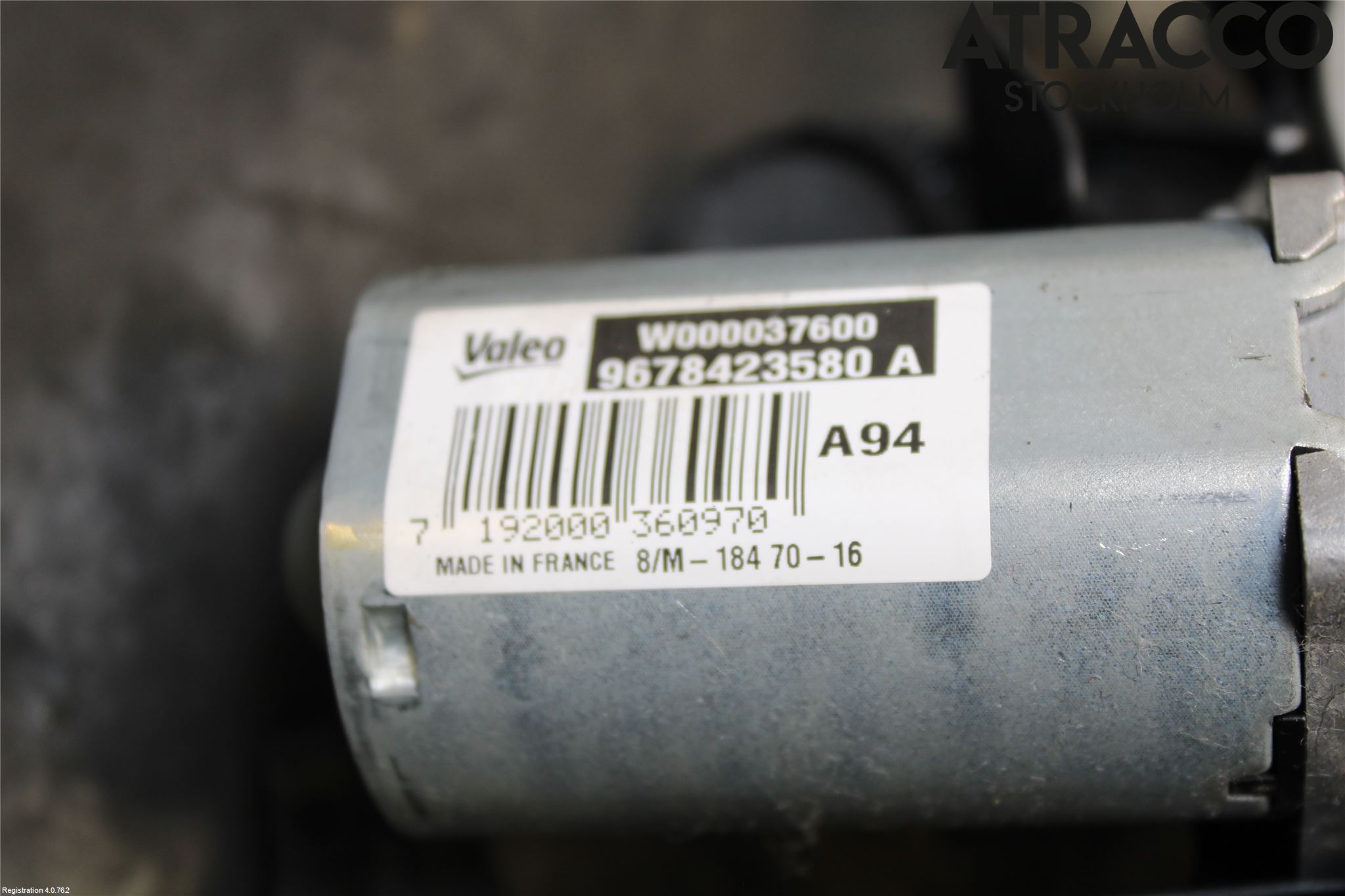 Peugeot 2008 13-20 Torkarmotor Baklucka